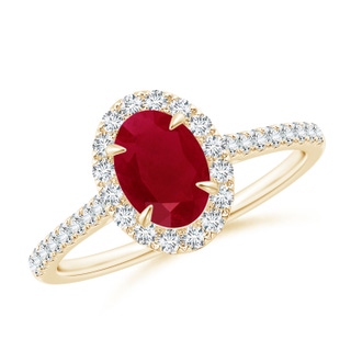 Oval AA Ruby