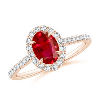 Oval AAA Ruby