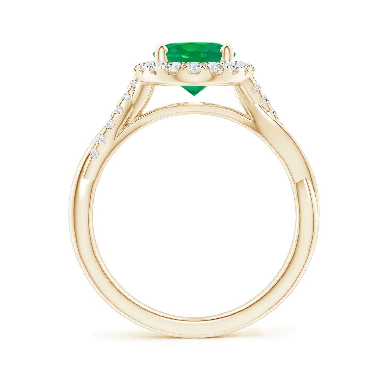 AA - Emerald / 1.85 CT / 14 KT Yellow Gold