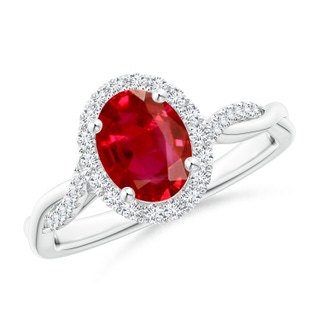 Oval AAA Ruby