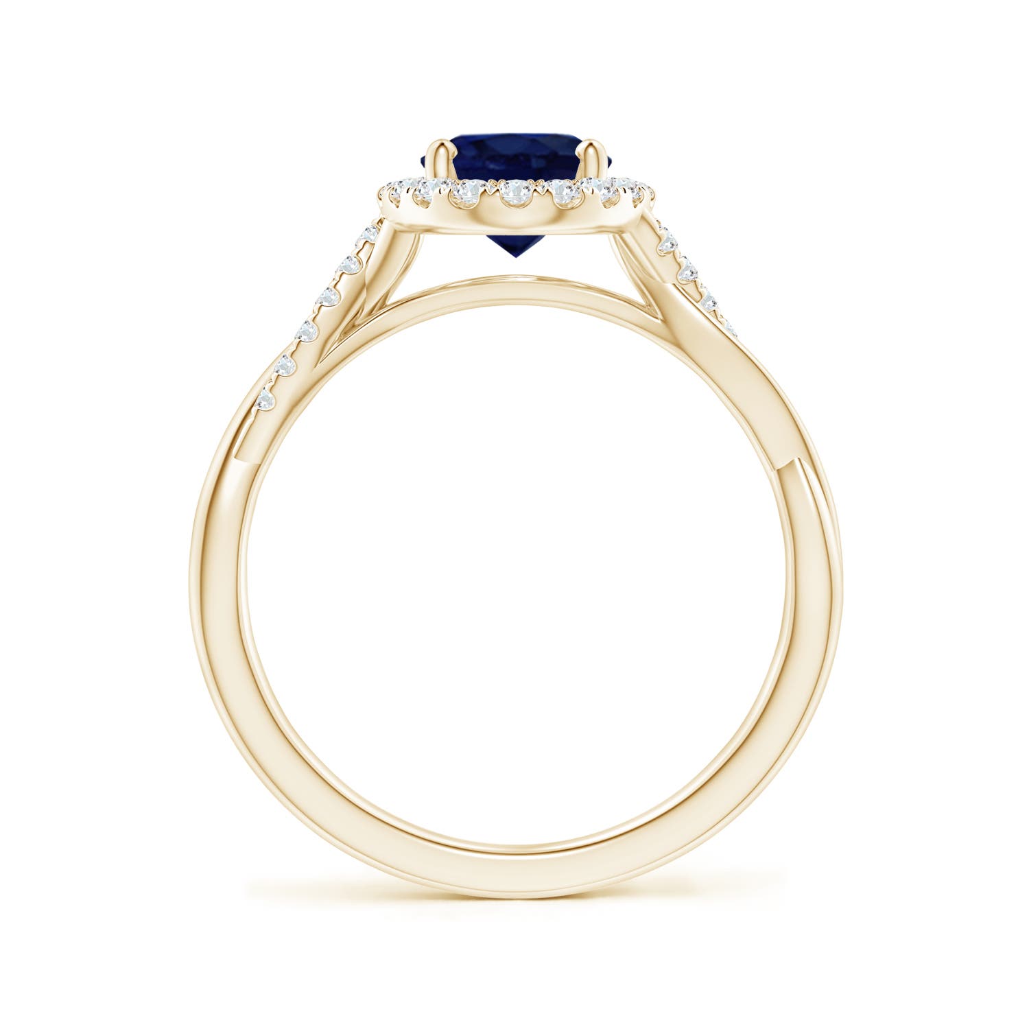 A - Blue Sapphire / 1.82 CT / 14 KT Yellow Gold