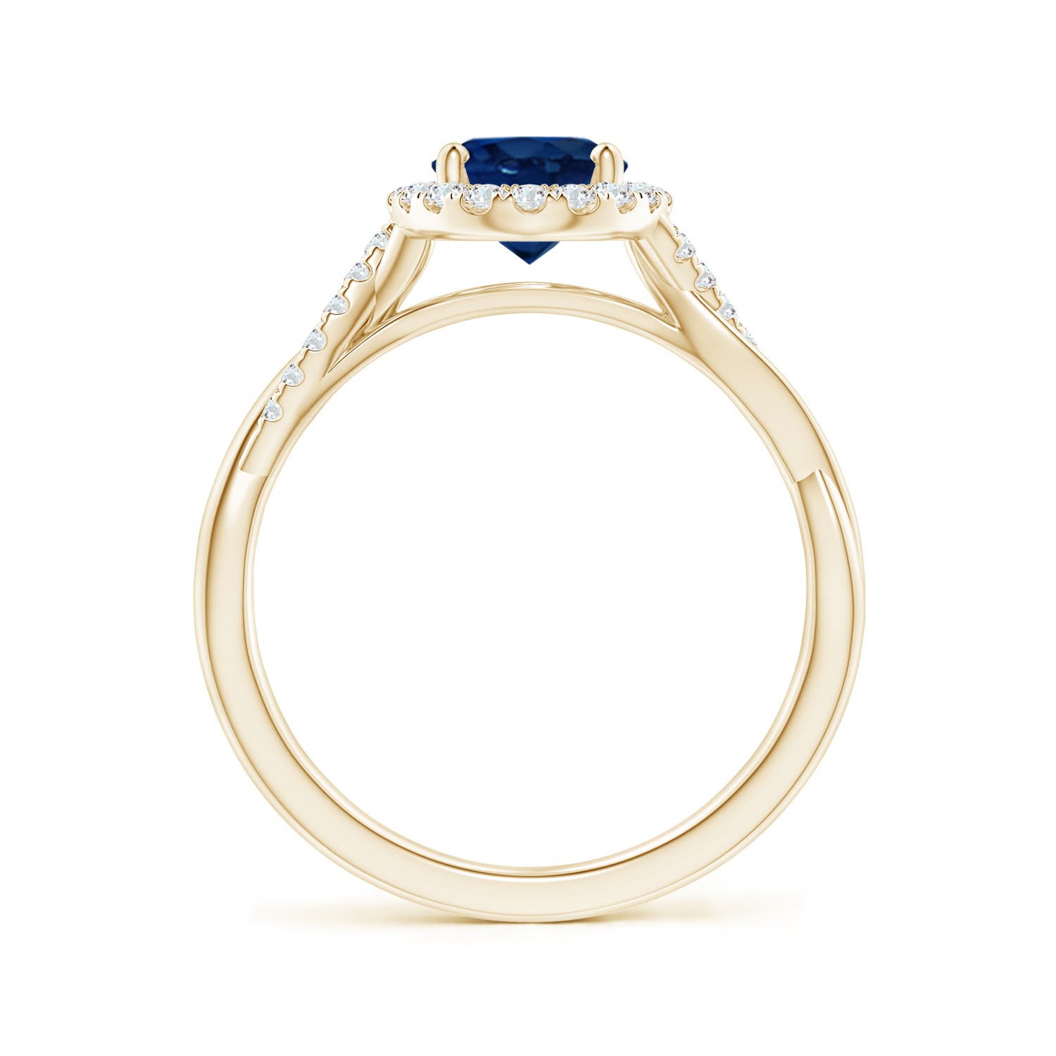 AA - Blue Sapphire / 1.82 CT / 14 KT Yellow Gold