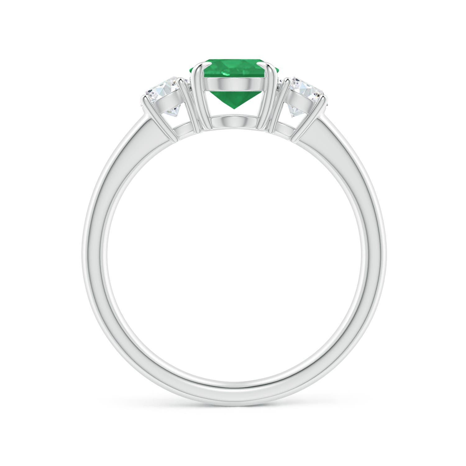 A - Emerald / 1.45 CT / 14 KT White Gold