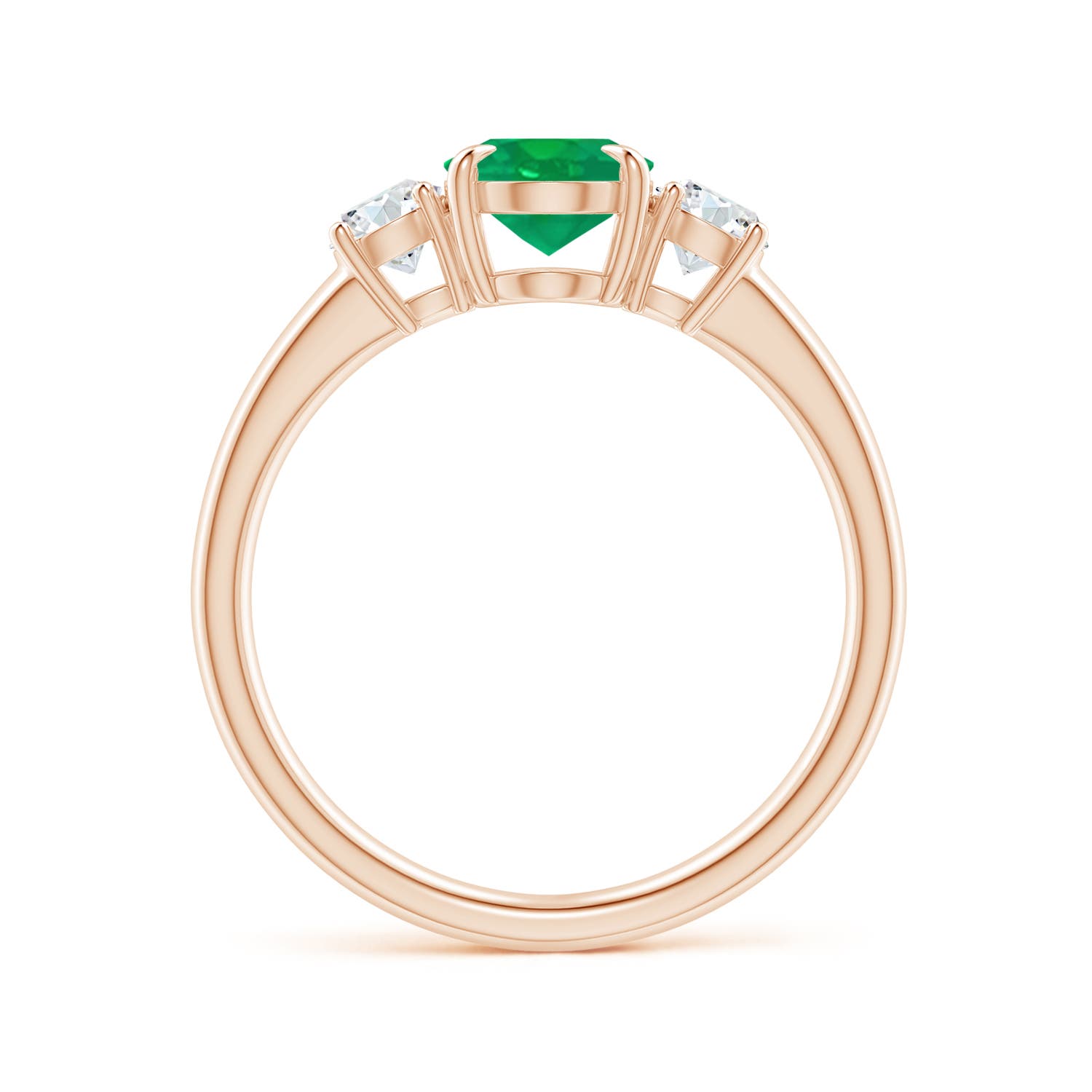 AA - Emerald / 1.45 CT / 14 KT Rose Gold