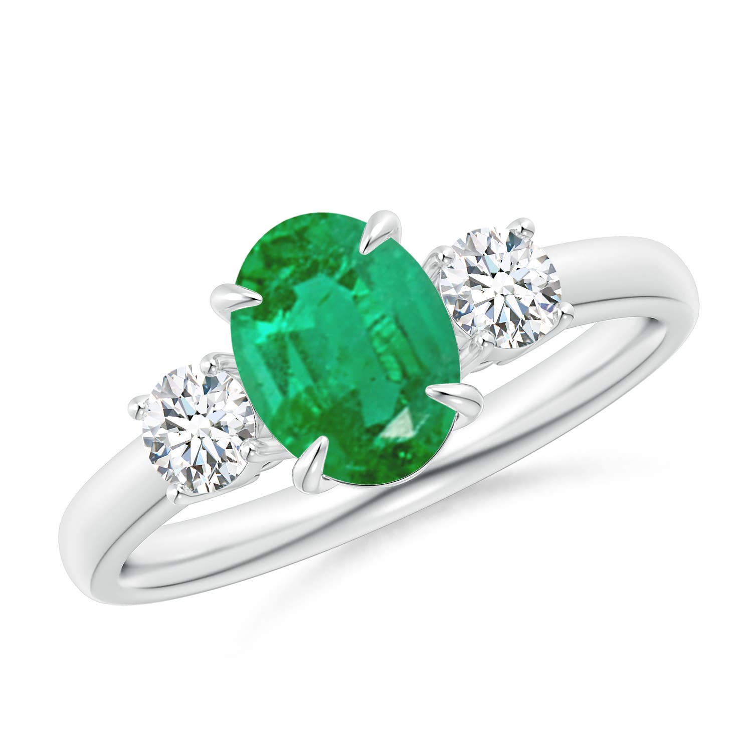 AA - Emerald / 1.45 CT / 14 KT White Gold