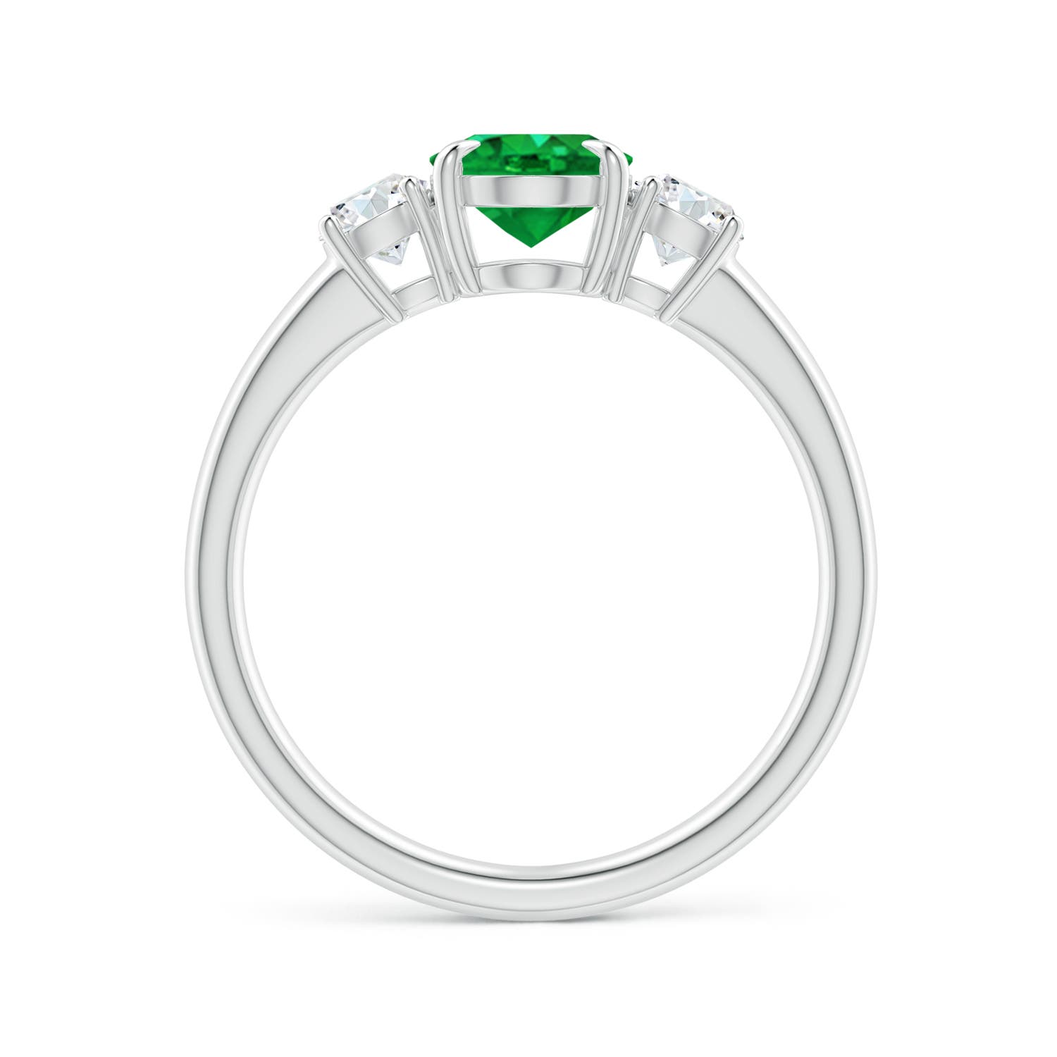 AAA - Emerald / 1.45 CT / 14 KT White Gold