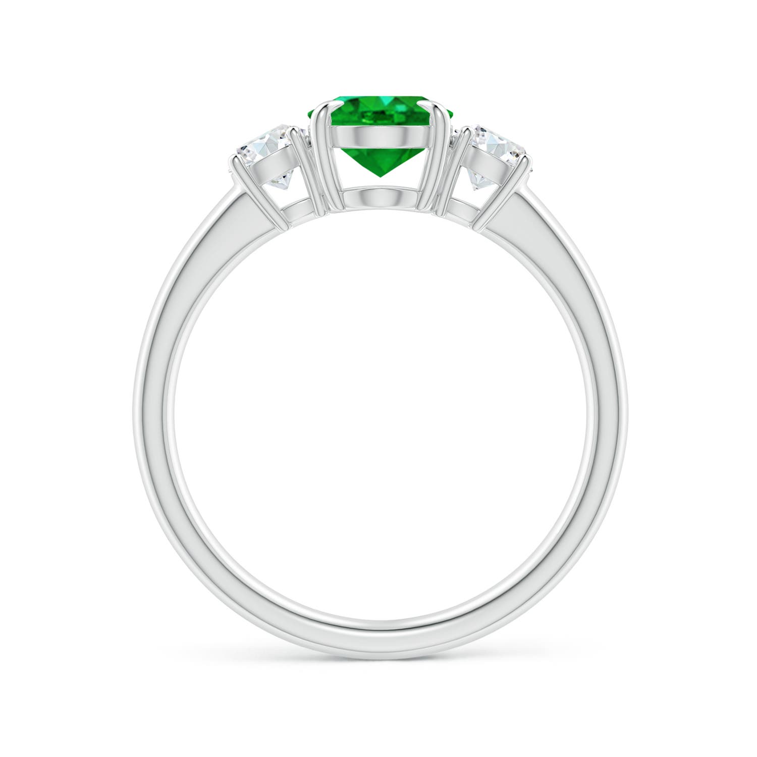 AAAA - Emerald / 1.45 CT / 14 KT White Gold