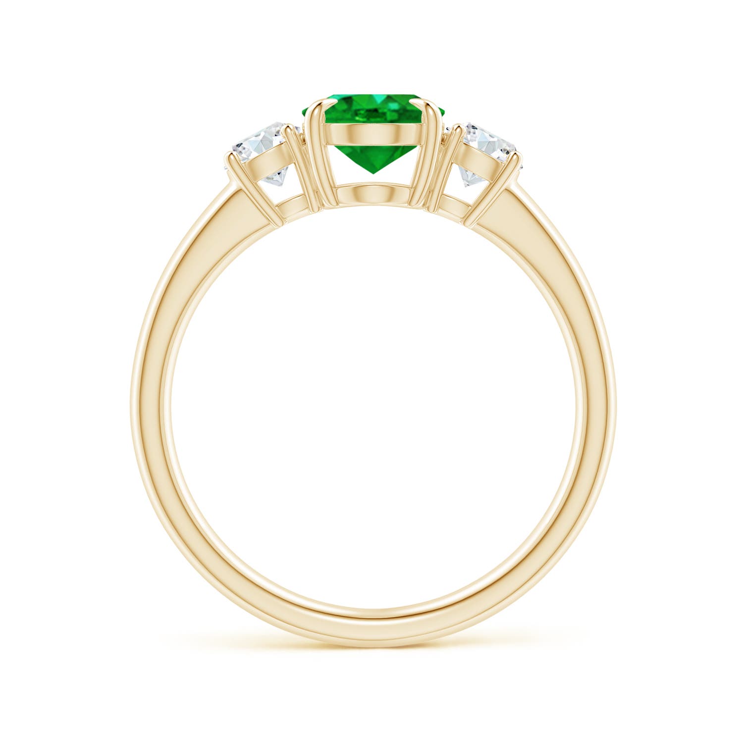 AAAA - Emerald / 1.45 CT / 14 KT Yellow Gold