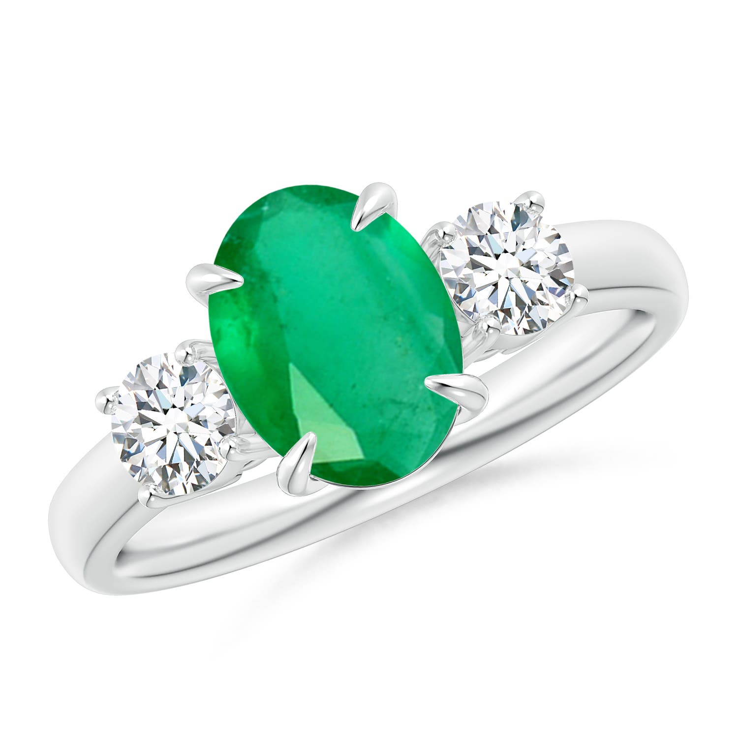 A - Emerald / 1.96 CT / 14 KT White Gold