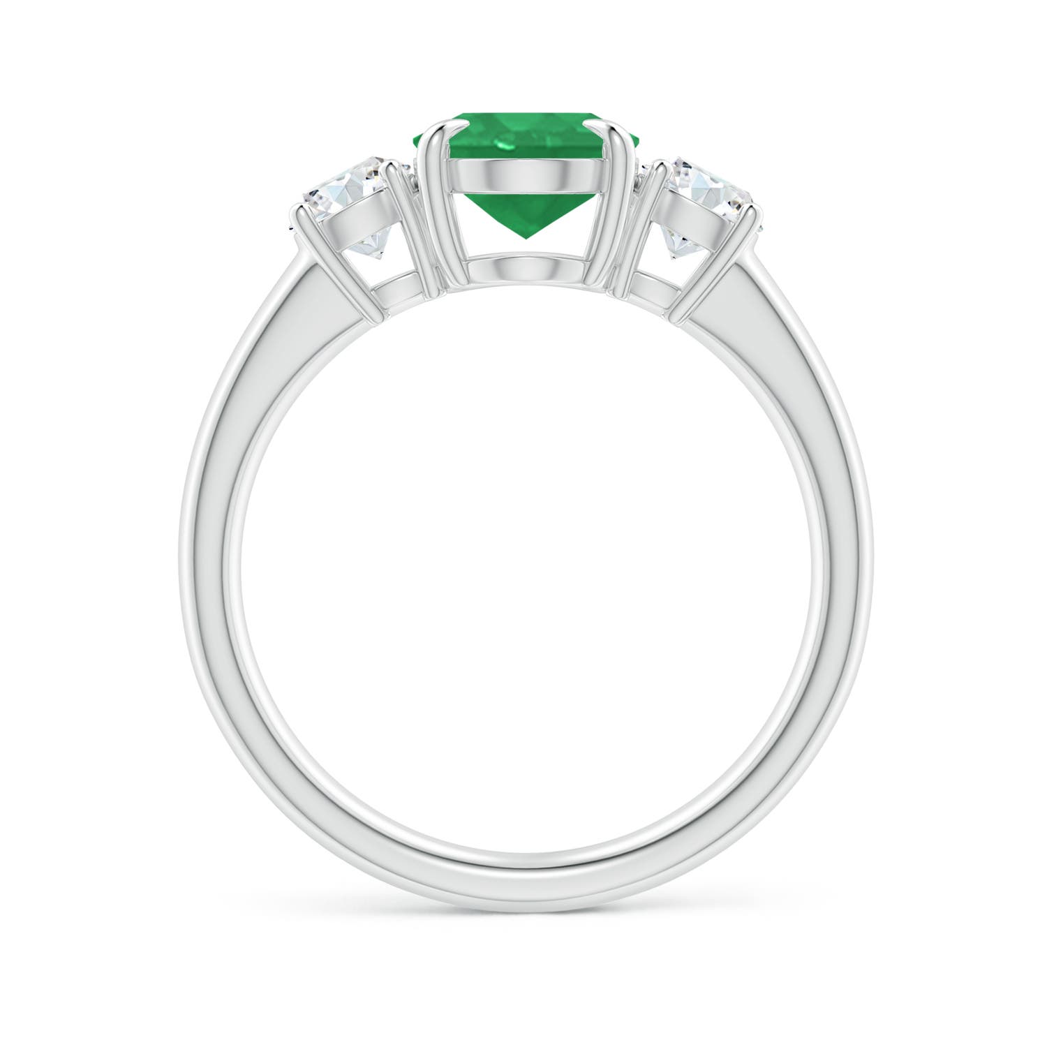 A - Emerald / 1.96 CT / 14 KT White Gold