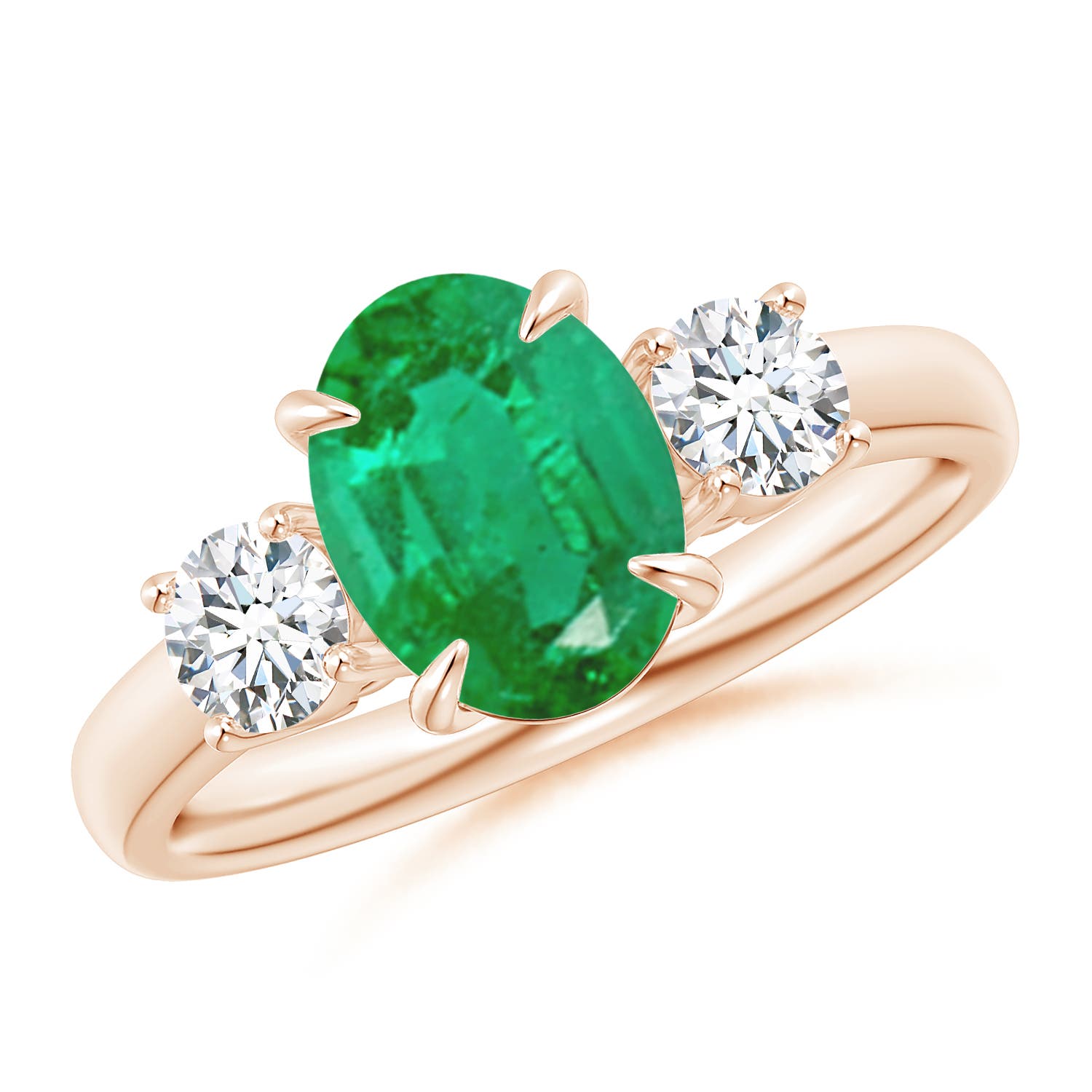 AA - Emerald / 1.96 CT / 14 KT Rose Gold