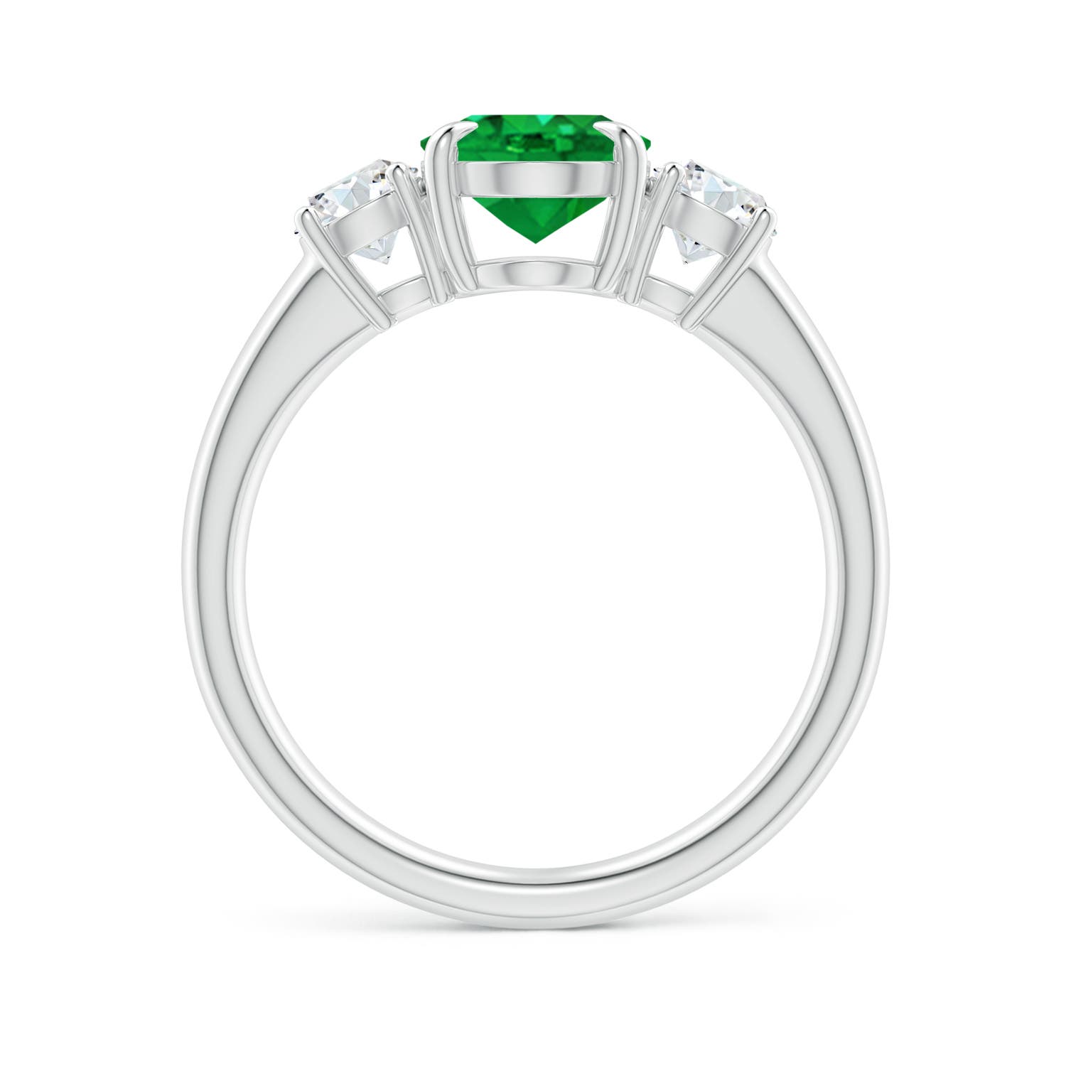 AAA - Emerald / 1.96 CT / 14 KT White Gold