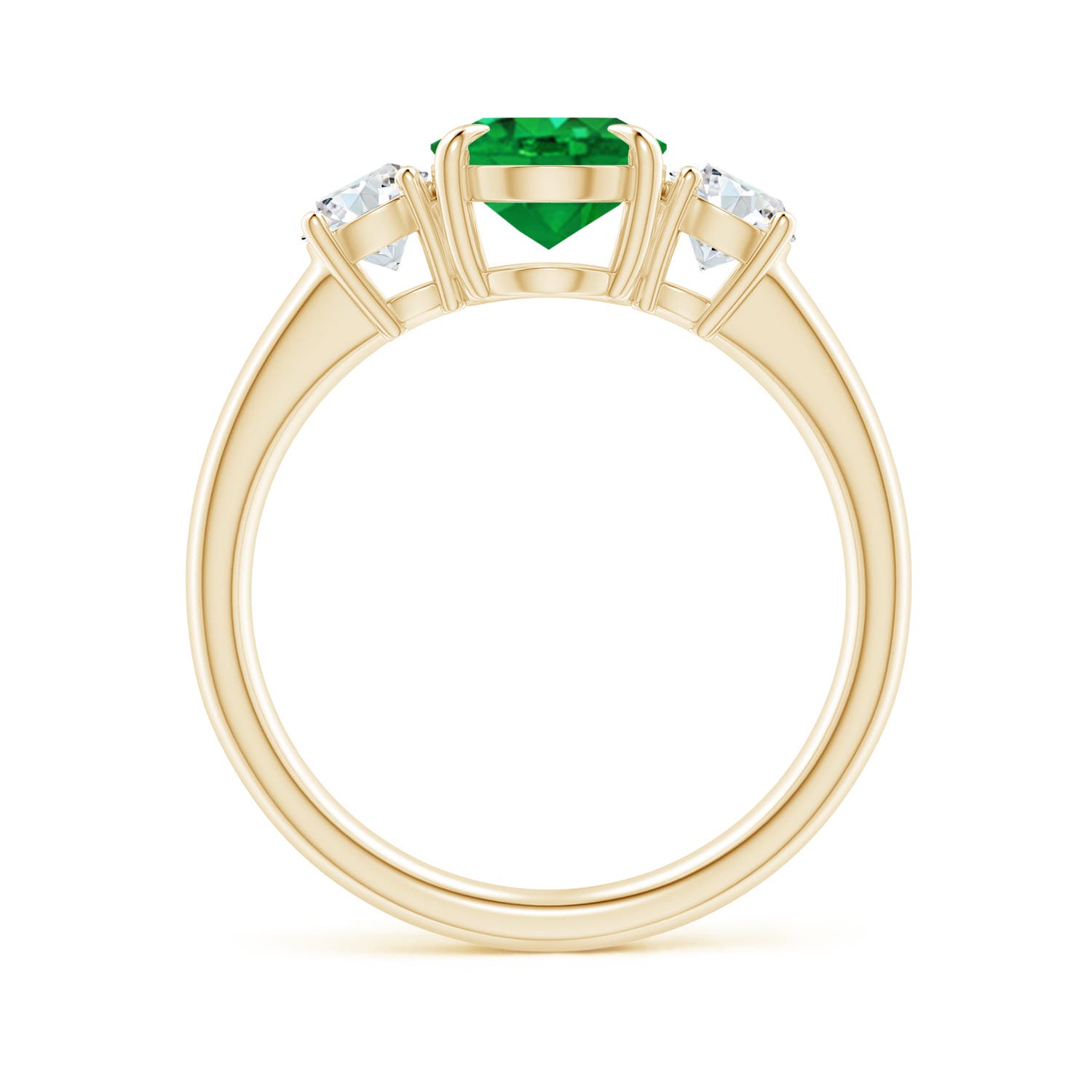 AAA - Emerald / 1.96 CT / 14 KT Yellow Gold