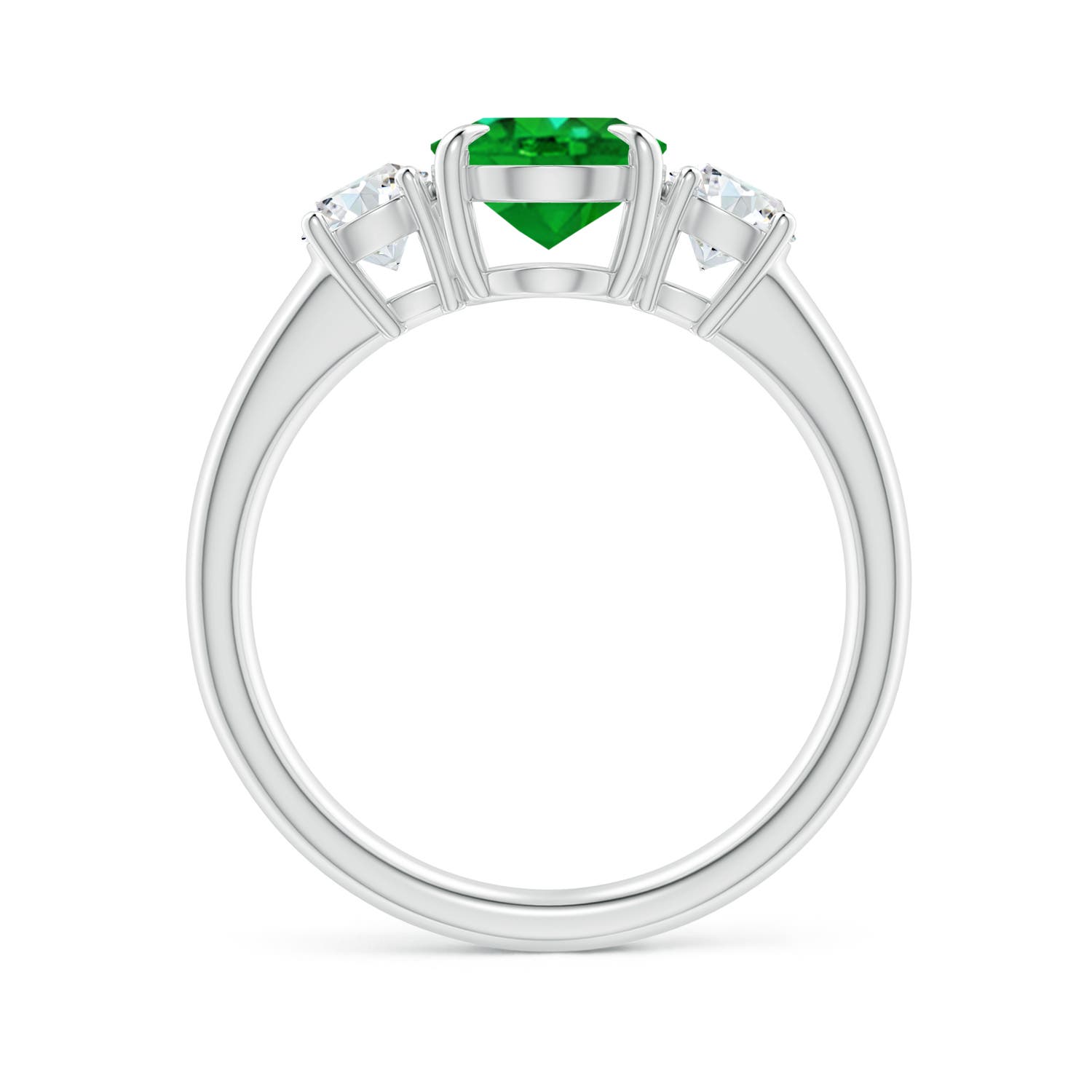 AAAA - Emerald / 1.96 CT / 14 KT White Gold