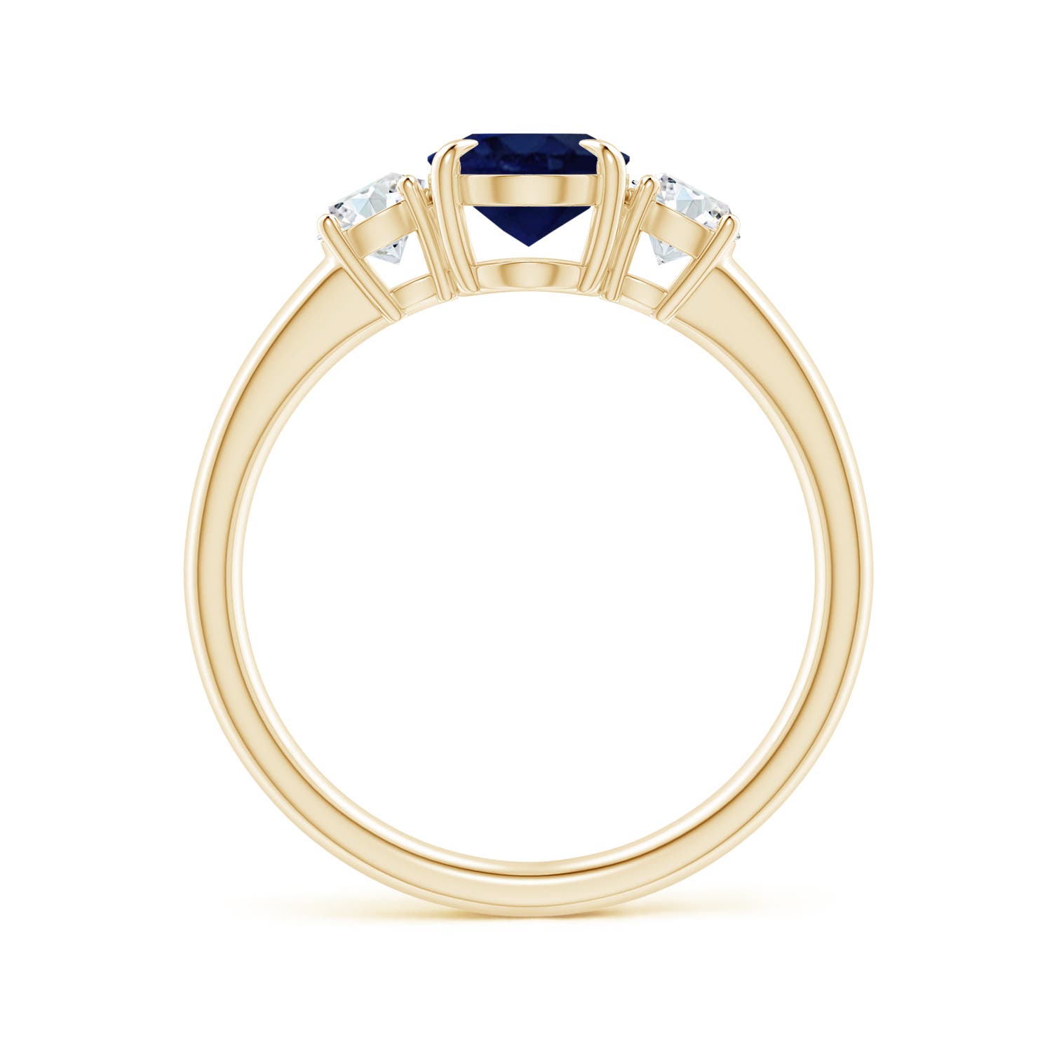 A - Blue Sapphire / 1.9 CT / 14 KT Yellow Gold