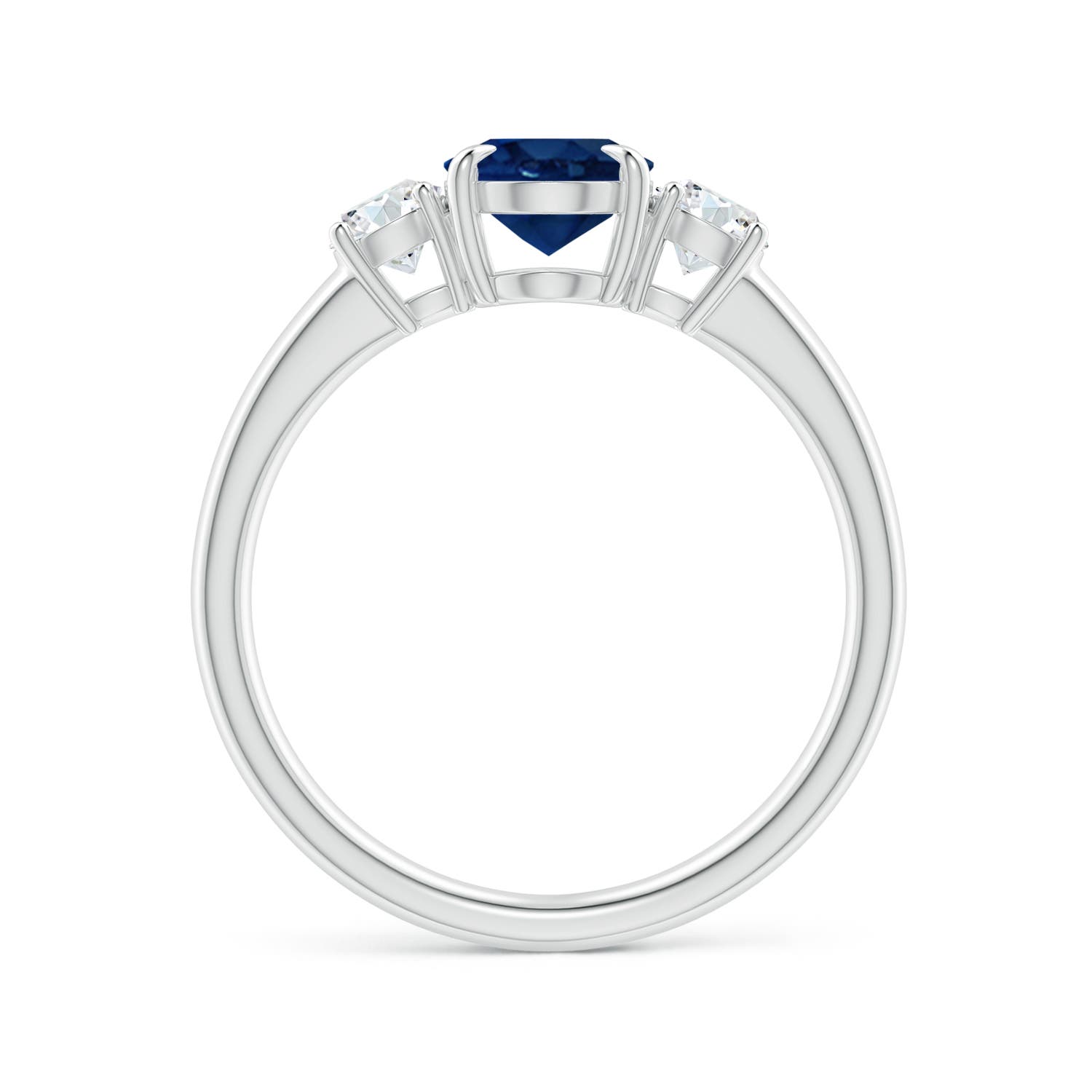 AA - Blue Sapphire / 1.9 CT / 14 KT White Gold