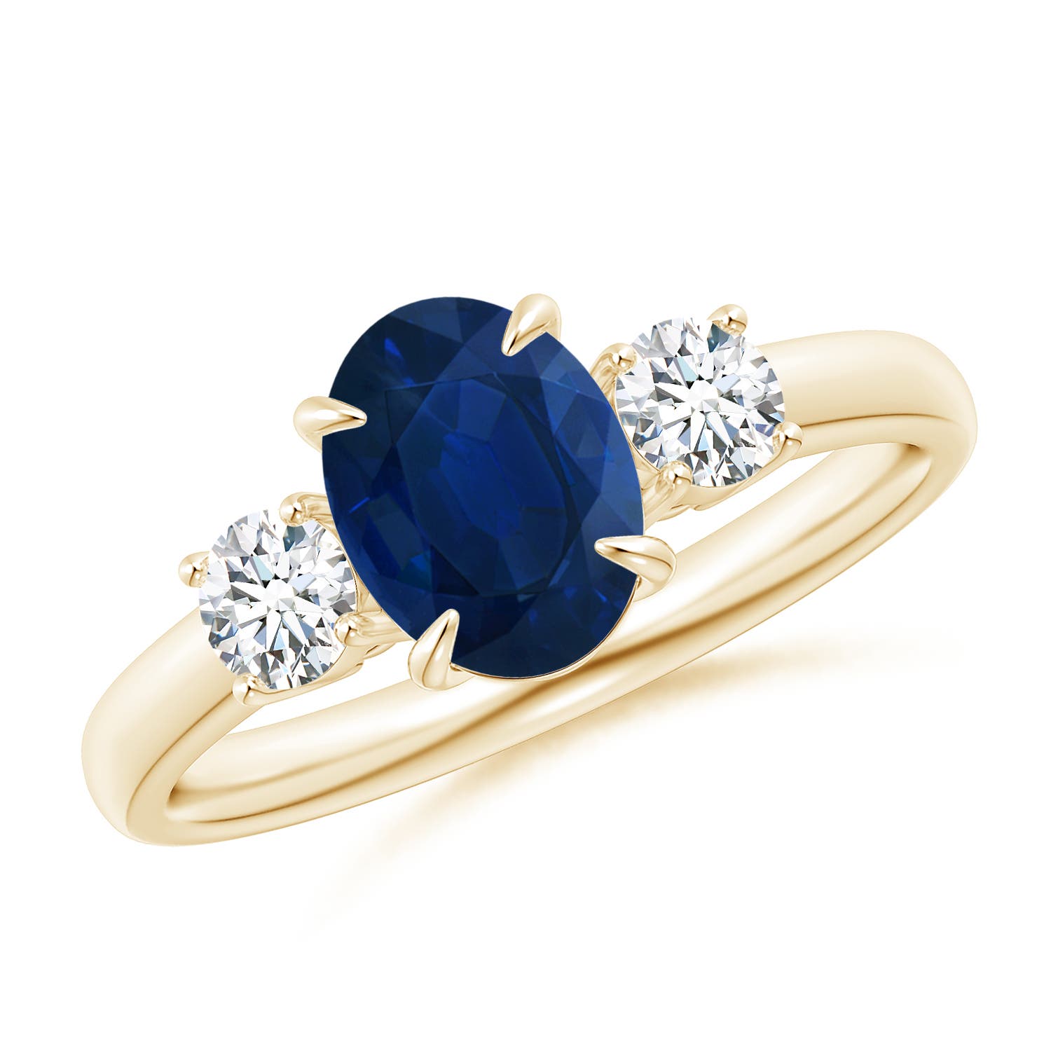 AA - Blue Sapphire / 1.9 CT / 14 KT Yellow Gold