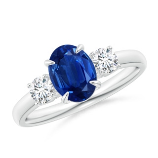 Oval AAA Blue Sapphire