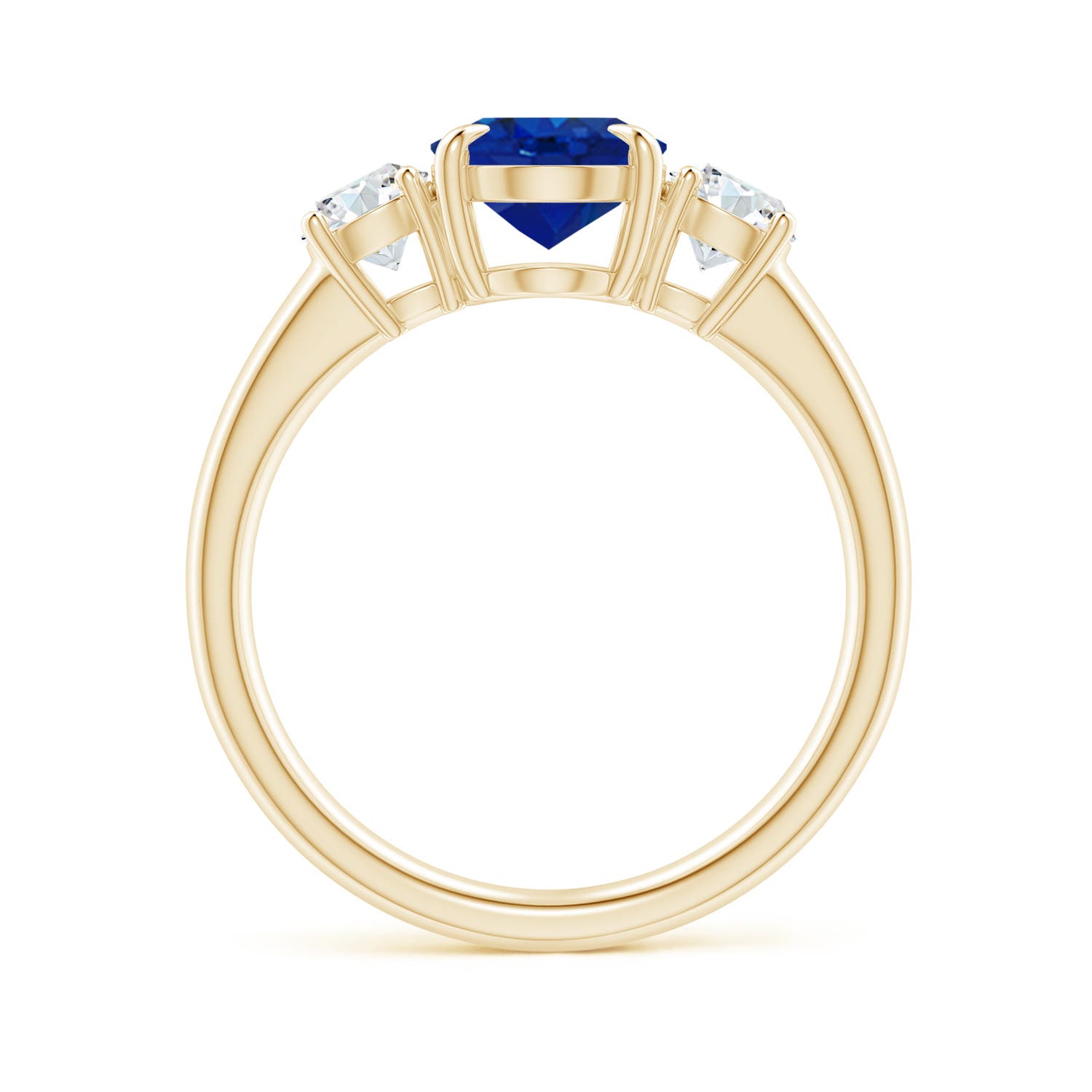 AAA - Blue Sapphire / 2.46 CT / 14 KT Yellow Gold