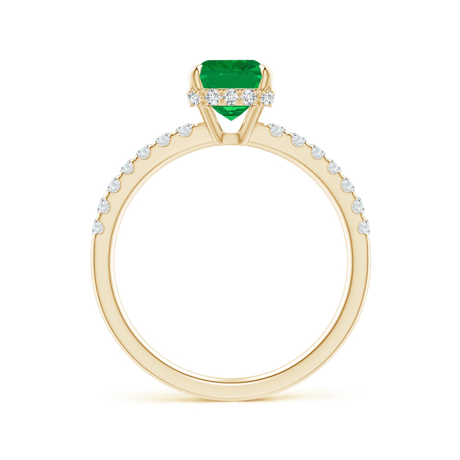 AA - Emerald / 1.75 CT / 14 KT Yellow Gold