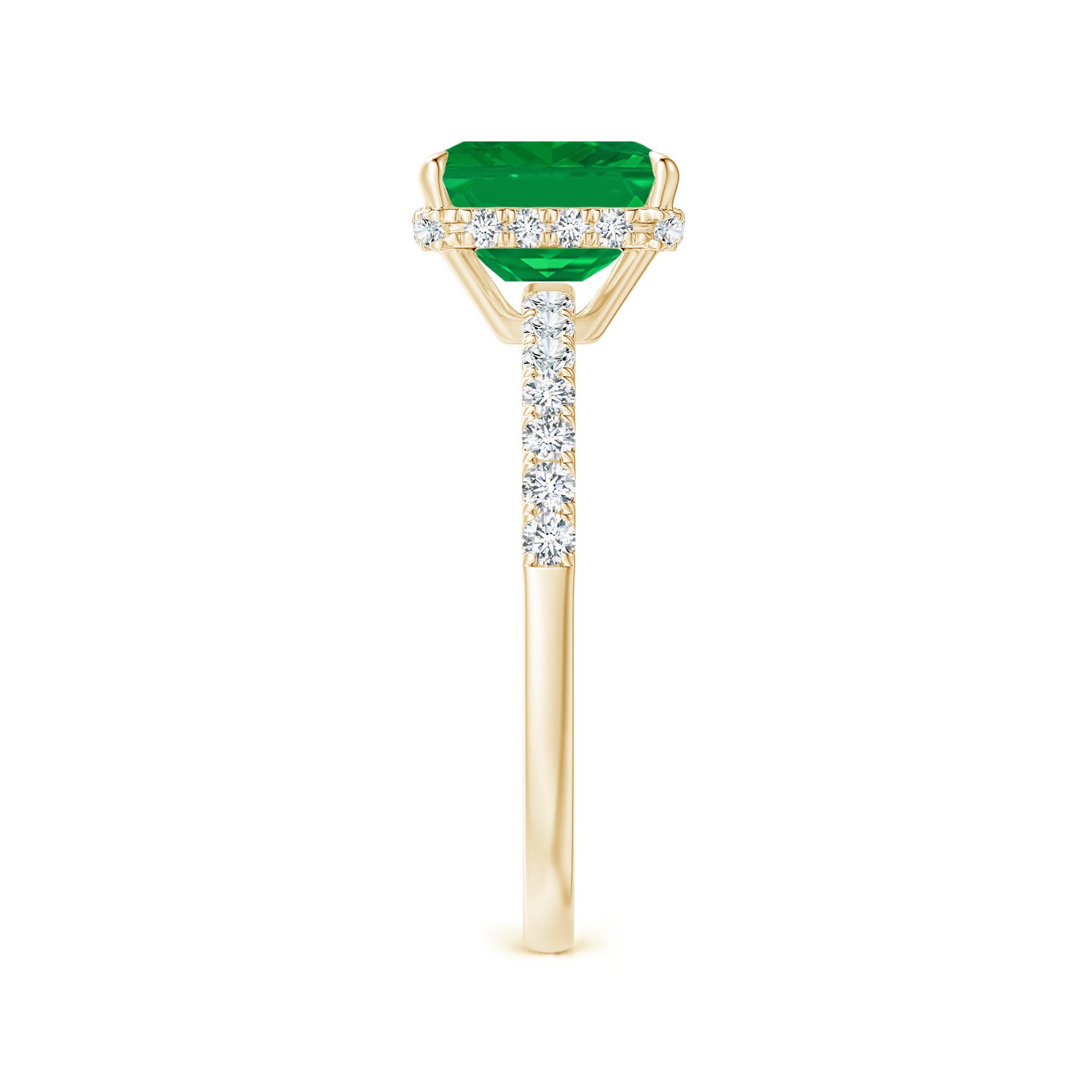 AA - Emerald / 1.75 CT / 14 KT Yellow Gold