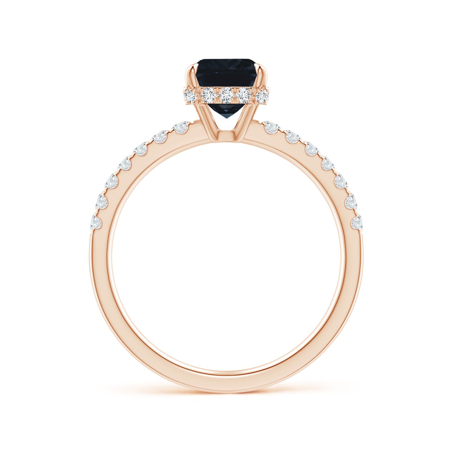 A - Blue Sapphire / 1.9 CT / 14 KT Rose Gold