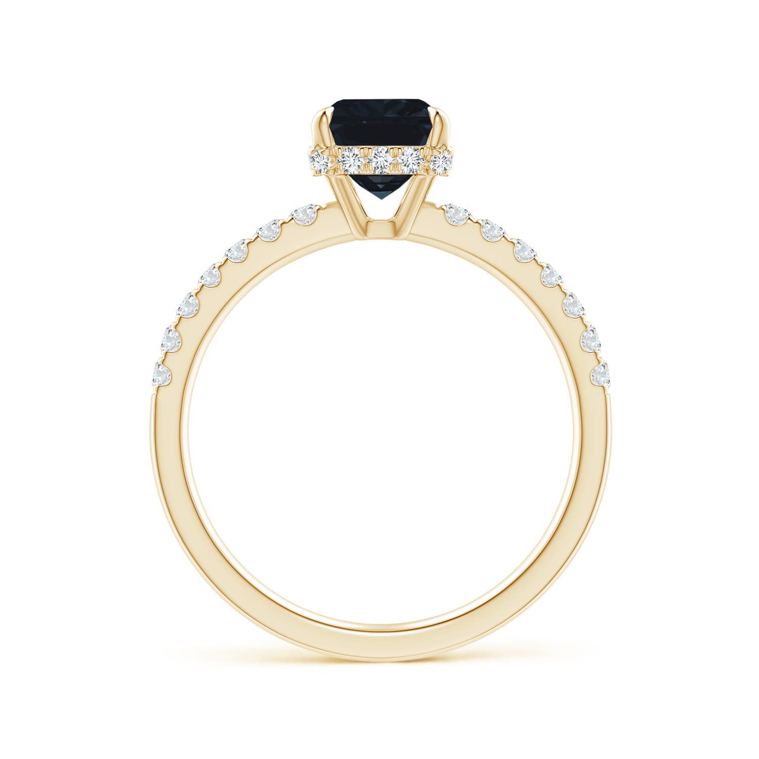 A - Blue Sapphire / 1.9 CT / 14 KT Yellow Gold