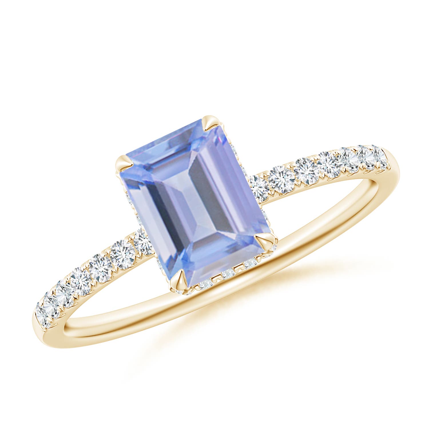 A - Tanzanite / 1.2 CT / 14 KT Yellow Gold