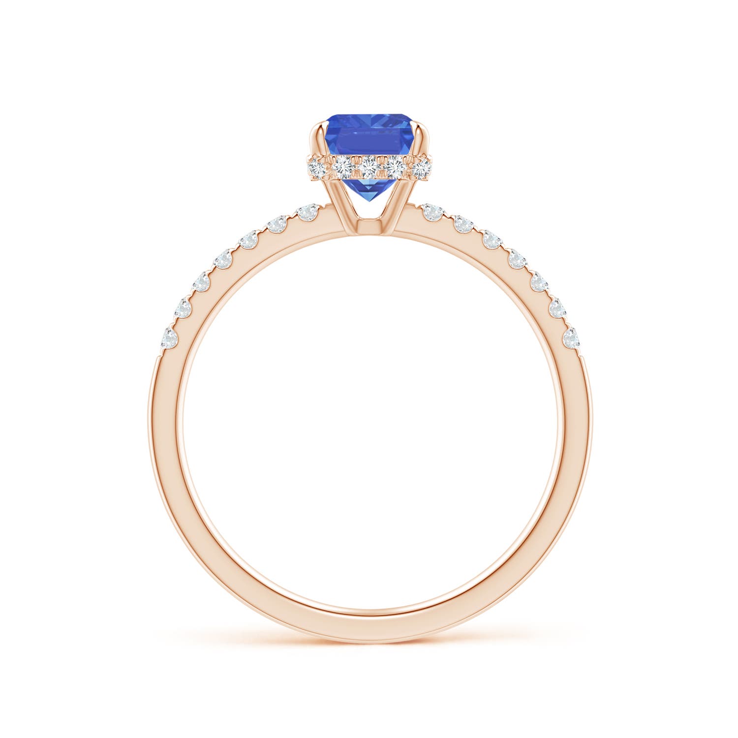 AA - Tanzanite / 1.2 CT / 14 KT Rose Gold