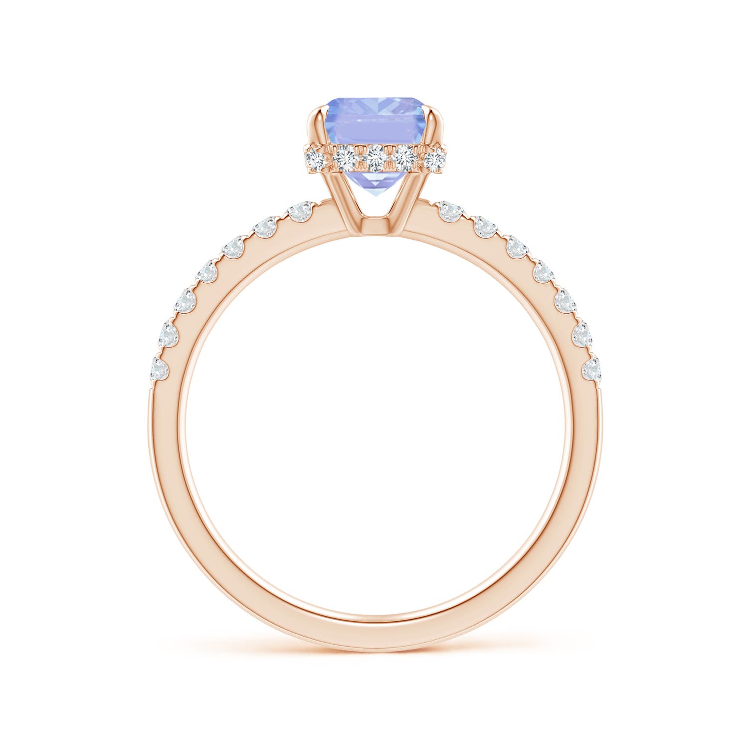 A - Tanzanite / 1.75 CT / 14 KT Rose Gold