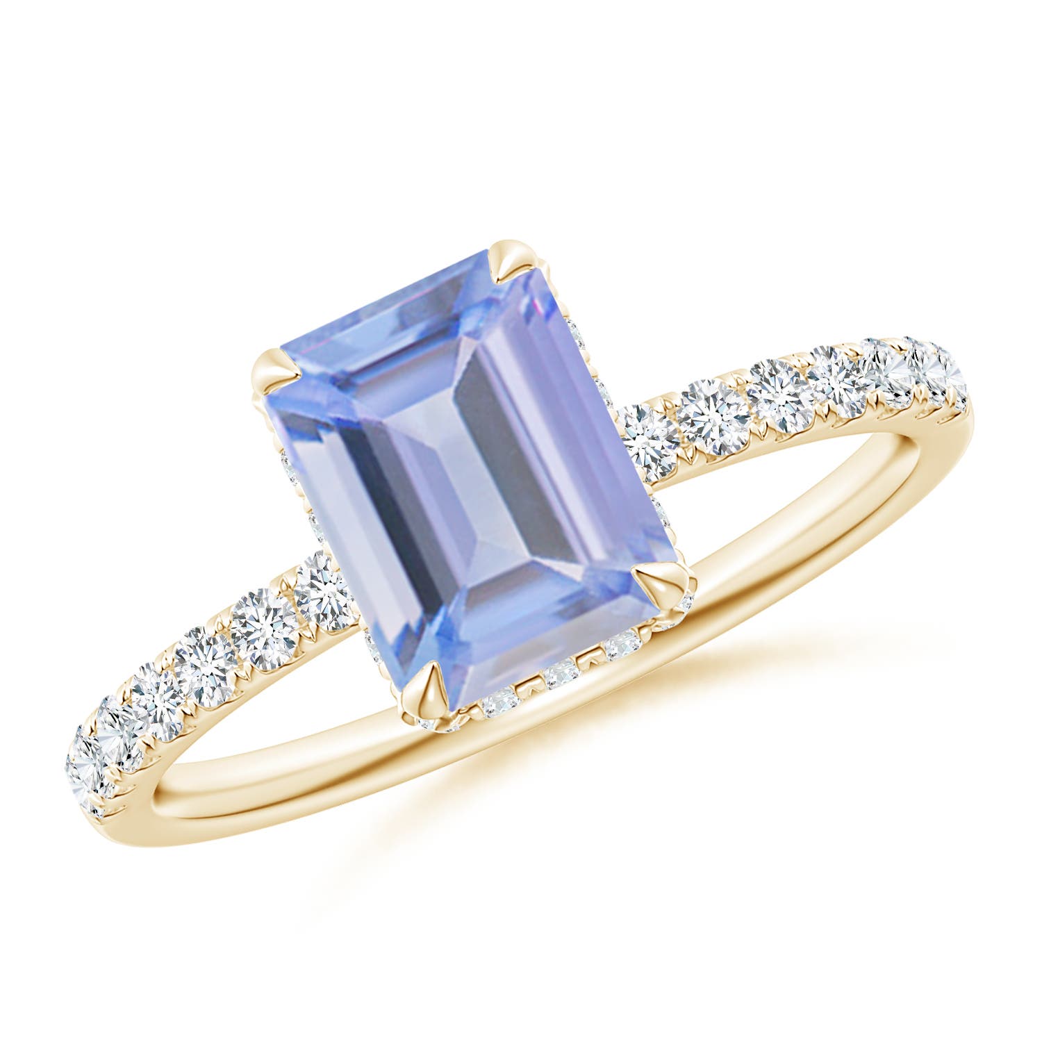 A - Tanzanite / 1.75 CT / 14 KT Yellow Gold