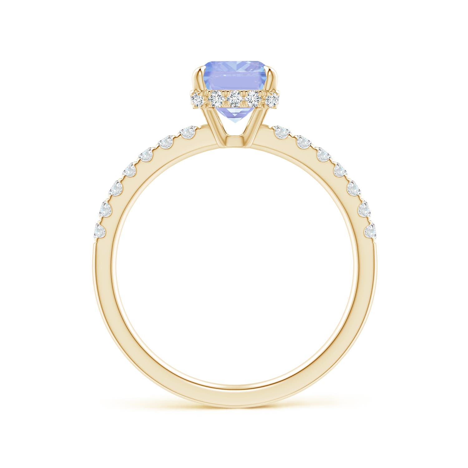 A - Tanzanite / 1.75 CT / 14 KT Yellow Gold