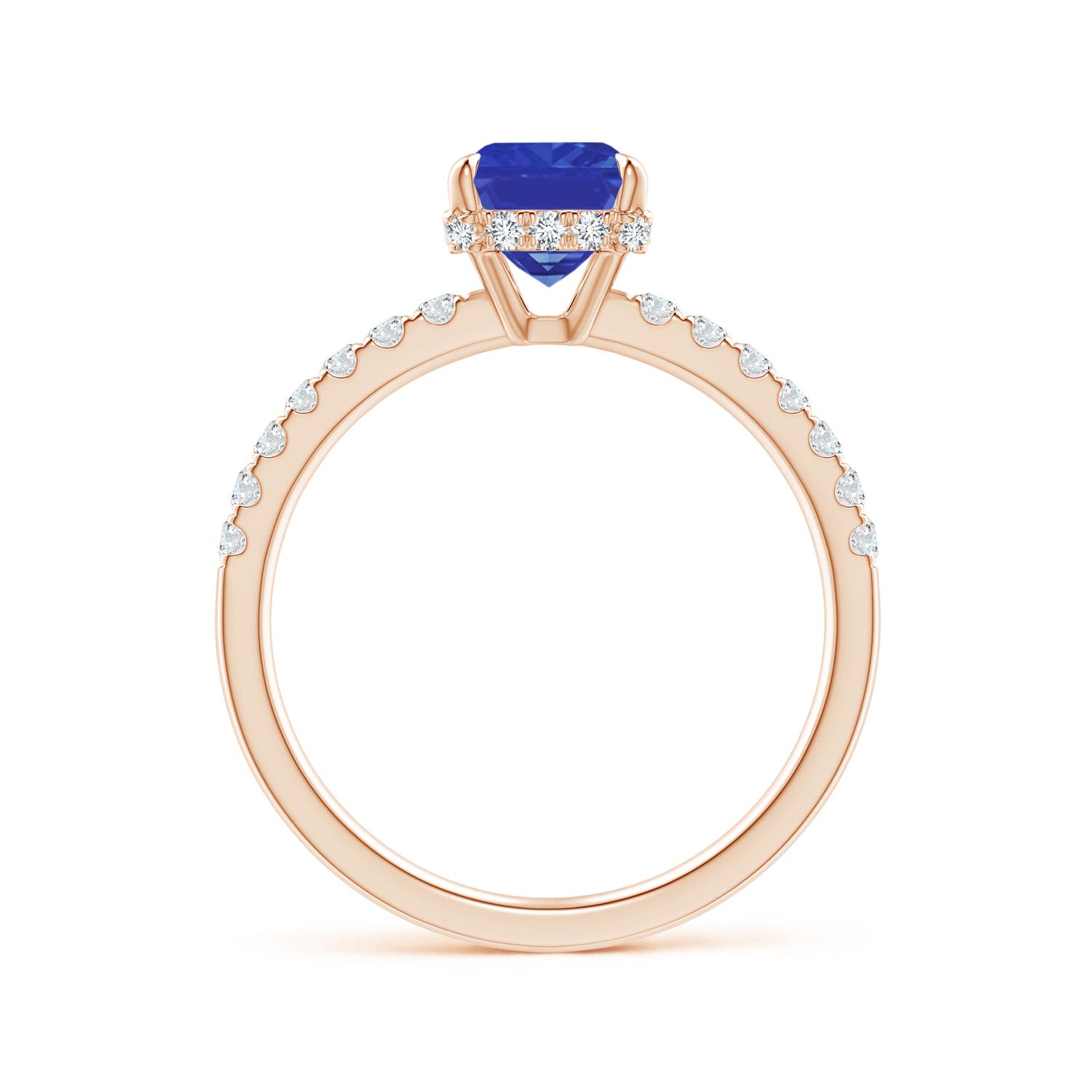 AAA - Tanzanite / 1.75 CT / 14 KT Rose Gold