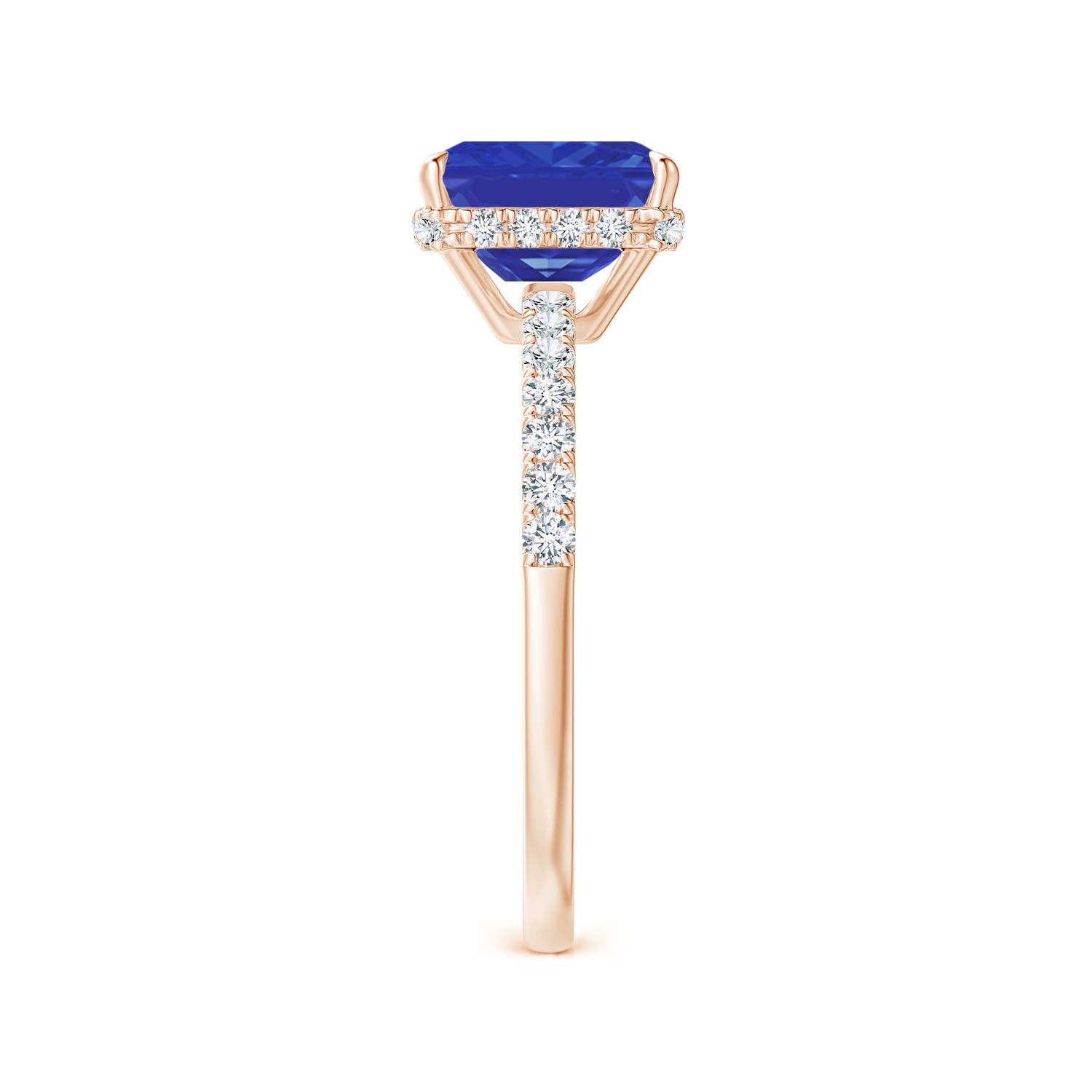 AAA - Tanzanite / 1.75 CT / 14 KT Rose Gold