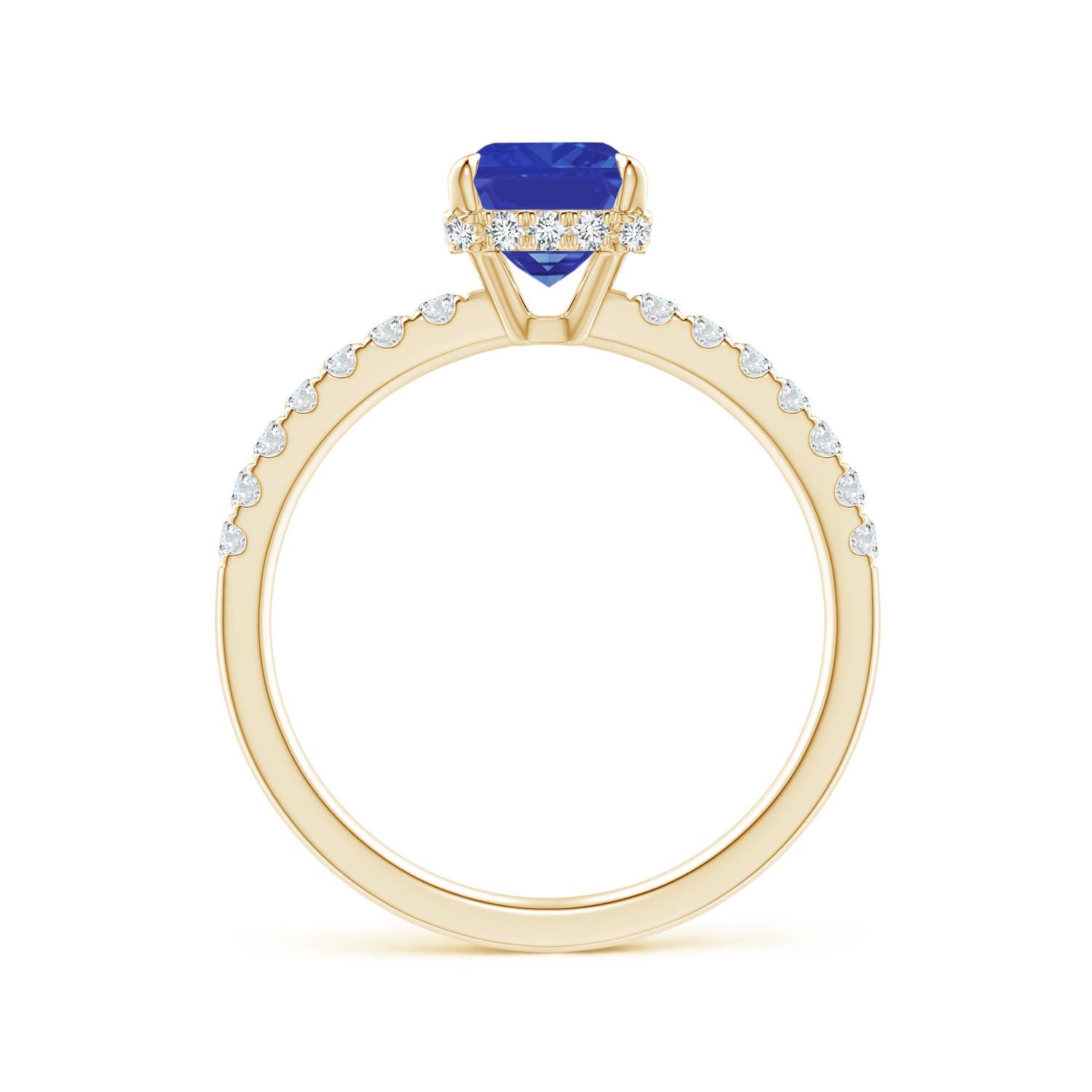 AAA - Tanzanite / 1.75 CT / 14 KT Yellow Gold