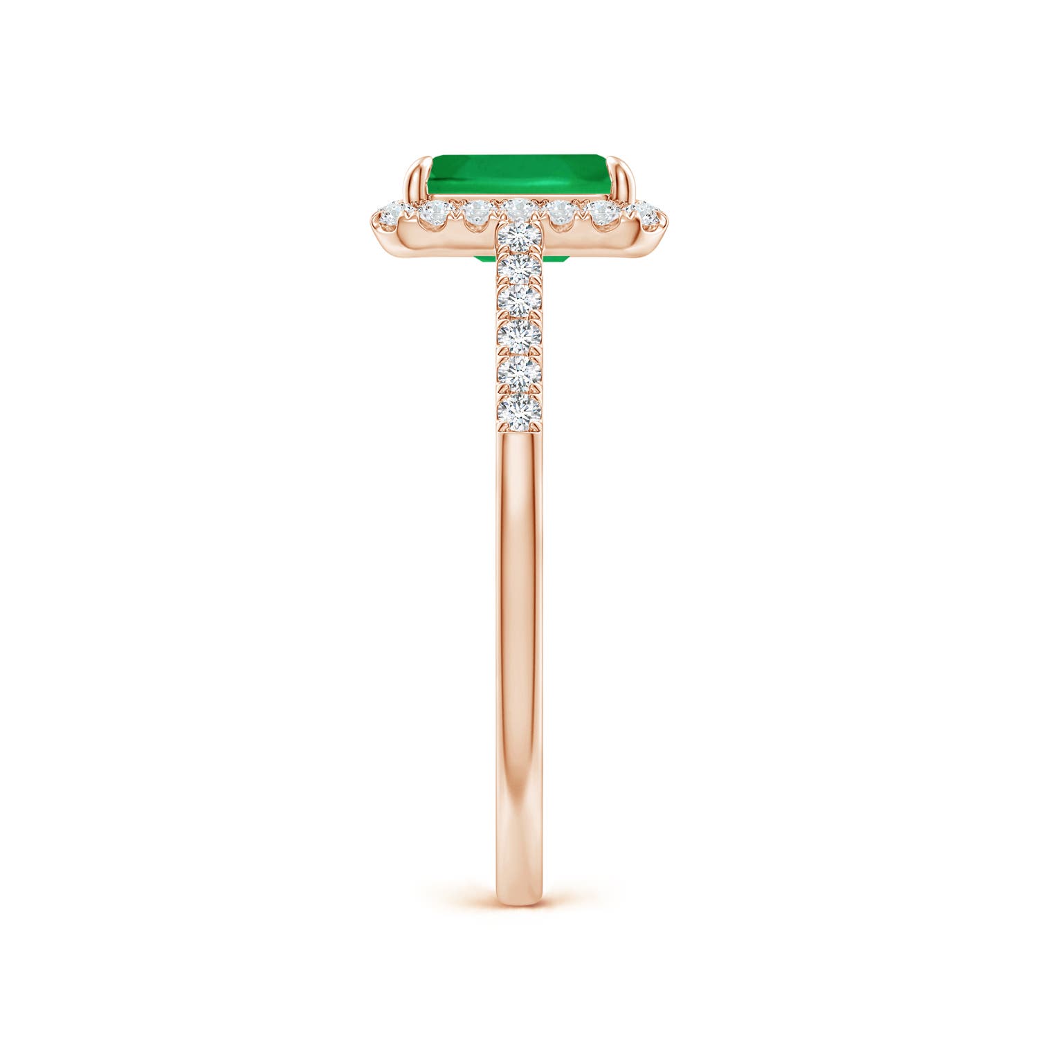 AA - Emerald / 1.28 CT / 14 KT Rose Gold