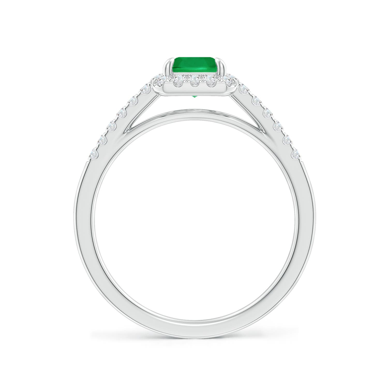 AA - Emerald / 1.28 CT / 14 KT White Gold