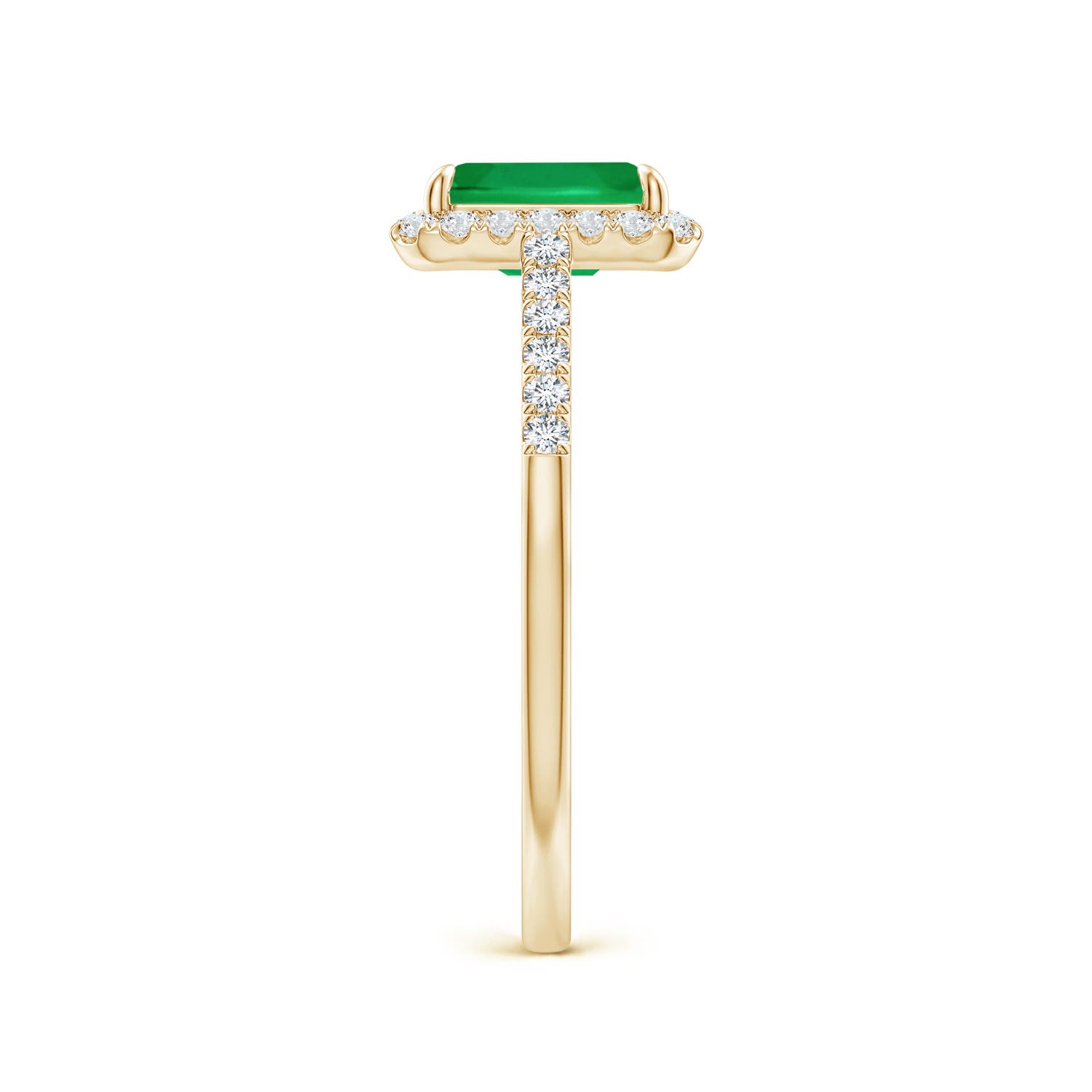 AA - Emerald / 1.28 CT / 14 KT Yellow Gold