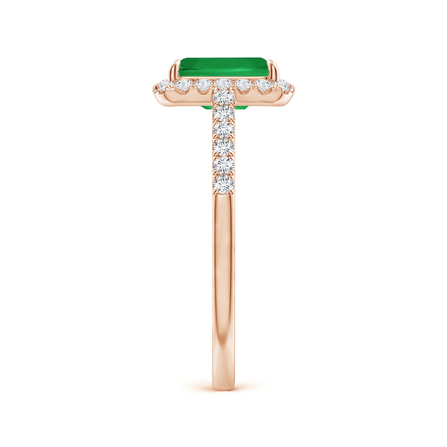 A - Emerald / 1.88 CT / 14 KT Rose Gold