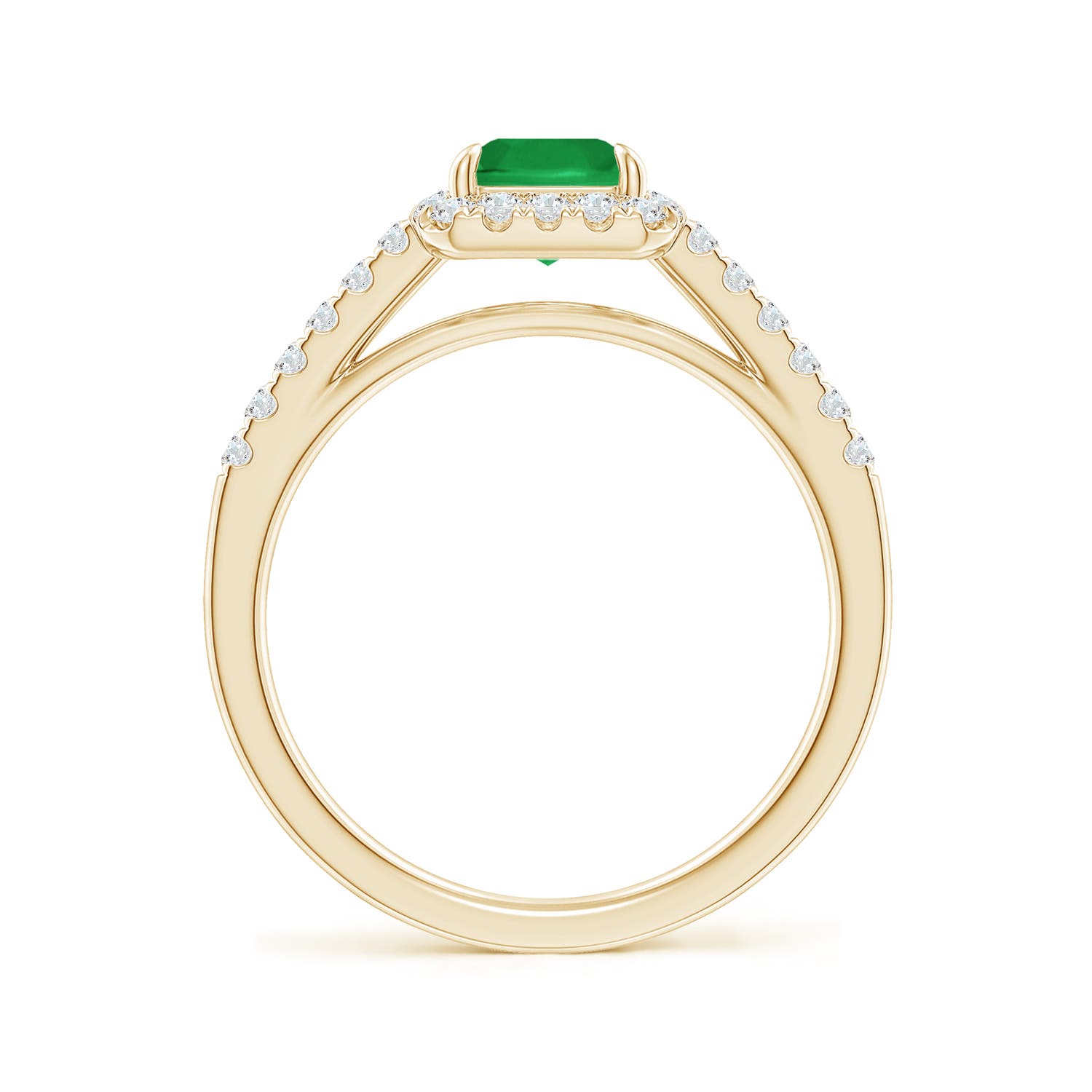 A - Emerald / 1.88 CT / 14 KT Yellow Gold