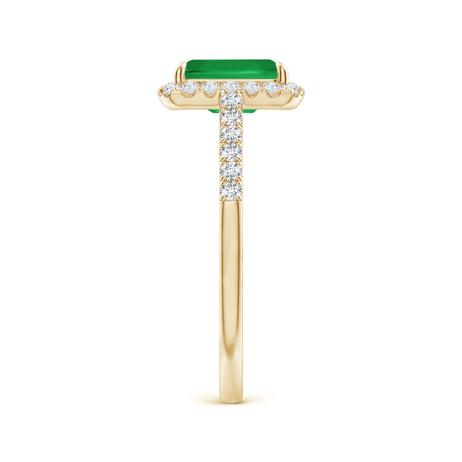 A - Emerald / 1.88 CT / 14 KT Yellow Gold