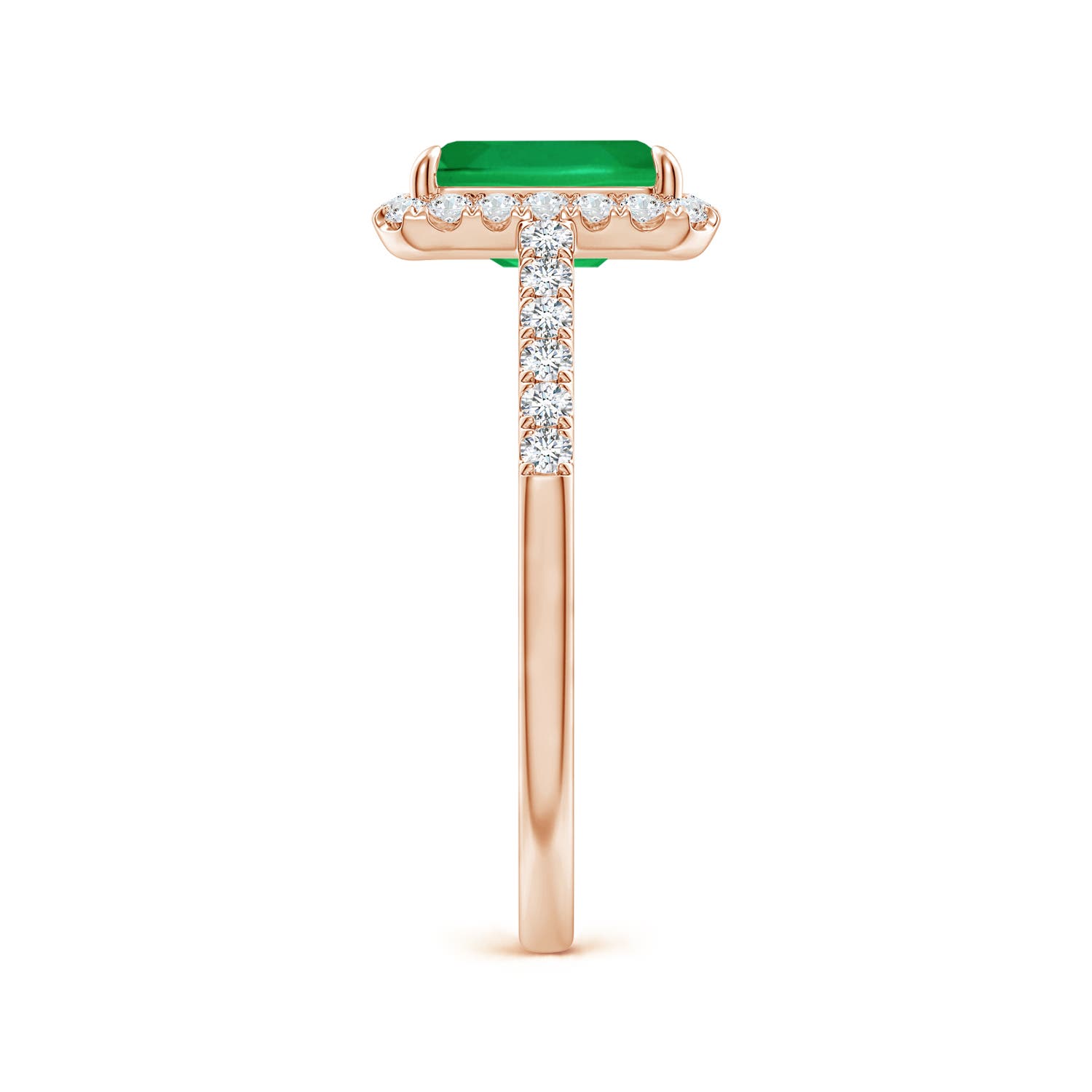 AA - Emerald / 1.88 CT / 14 KT Rose Gold