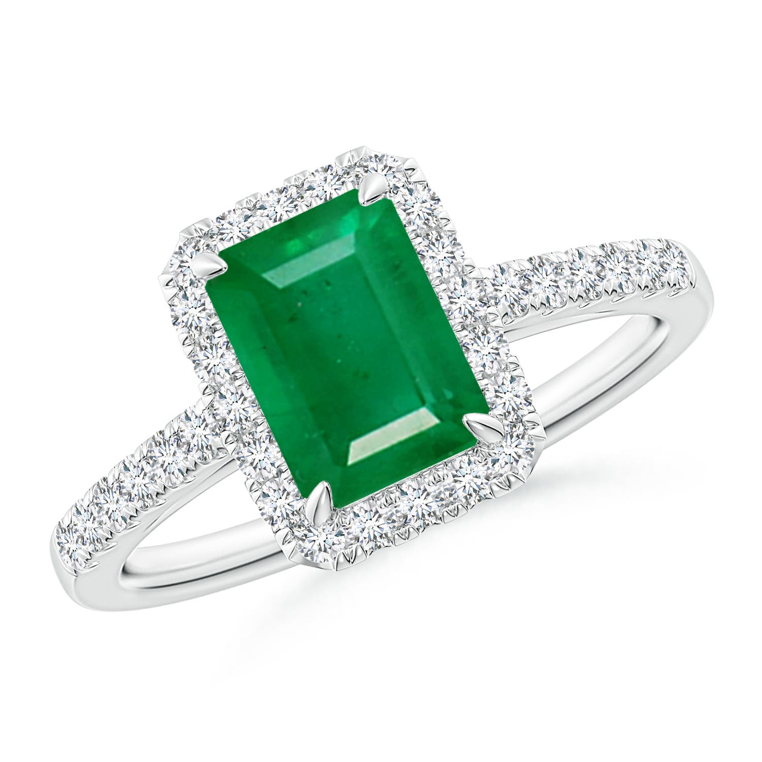 AA - Emerald / 1.88 CT / 14 KT White Gold