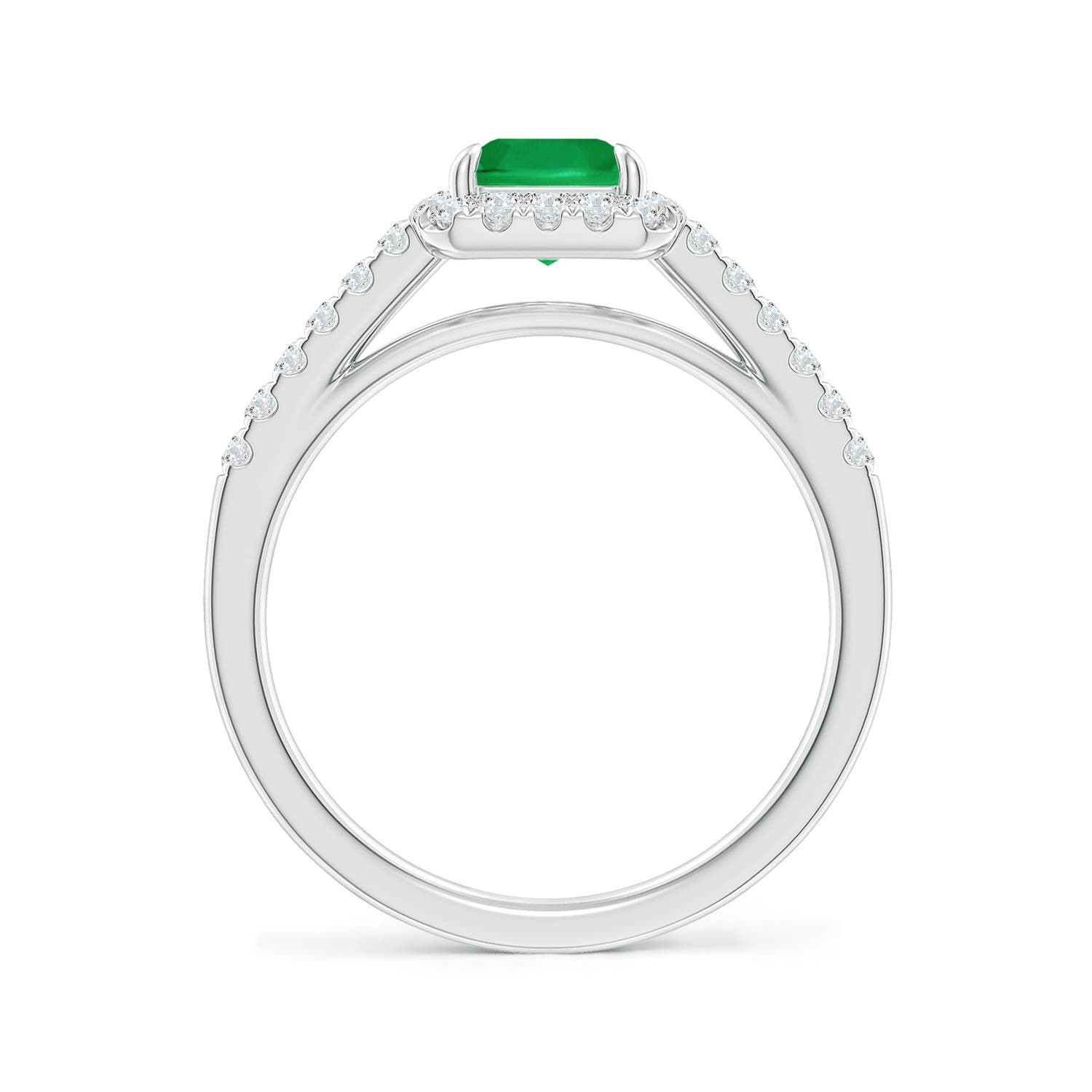 AA - Emerald / 1.88 CT / 14 KT White Gold