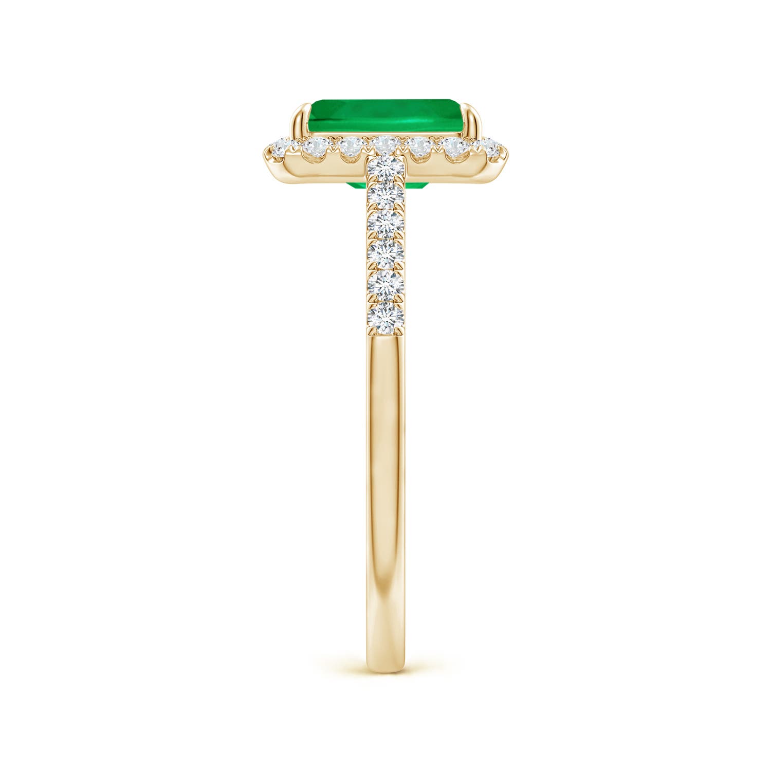 AAA - Emerald / 1.88 CT / 14 KT Yellow Gold