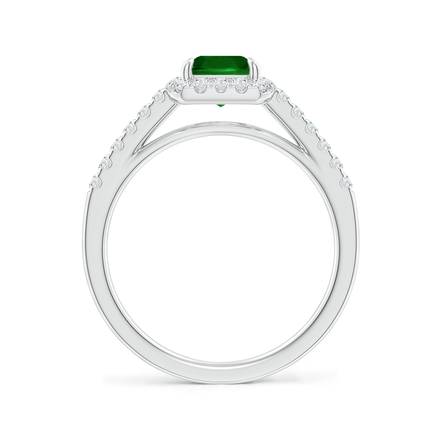 AAAA - Emerald / 1.88 CT / 14 KT White Gold