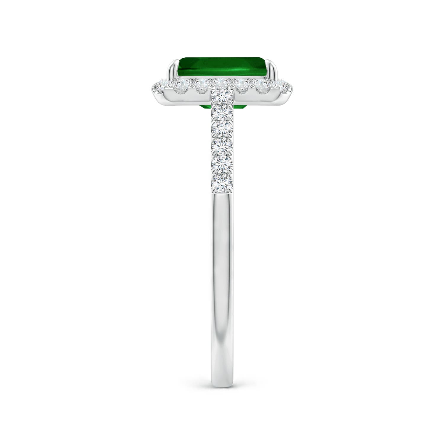 AAAA - Emerald / 1.88 CT / 14 KT White Gold