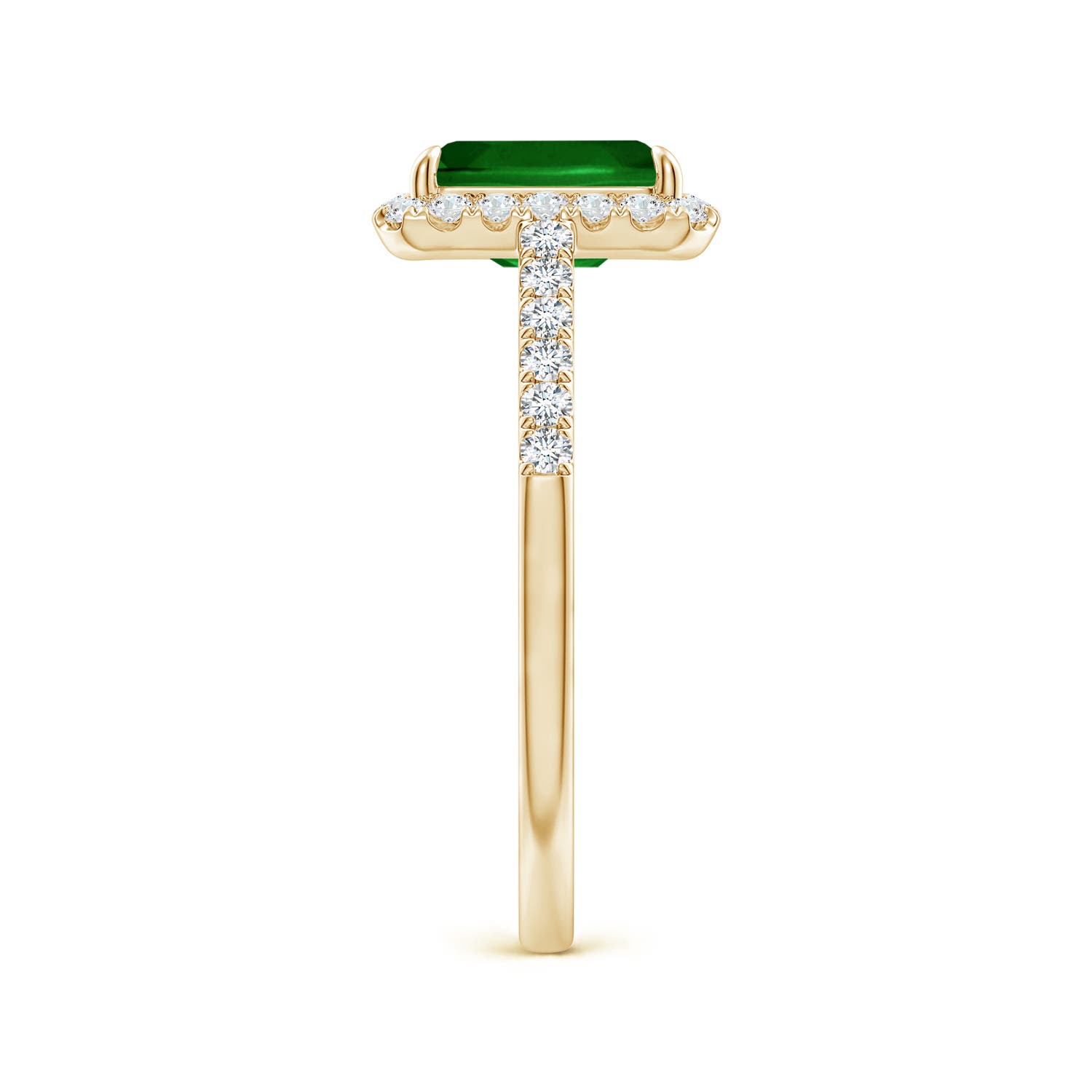 AAAA - Emerald / 1.88 CT / 14 KT Yellow Gold