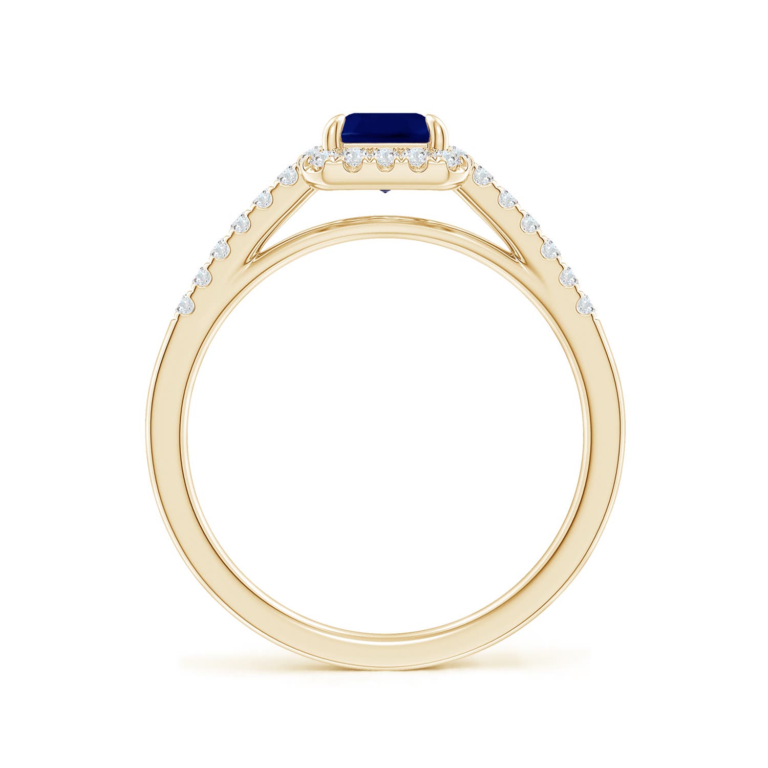 AA - Blue Sapphire / 1.33 CT / 14 KT Yellow Gold