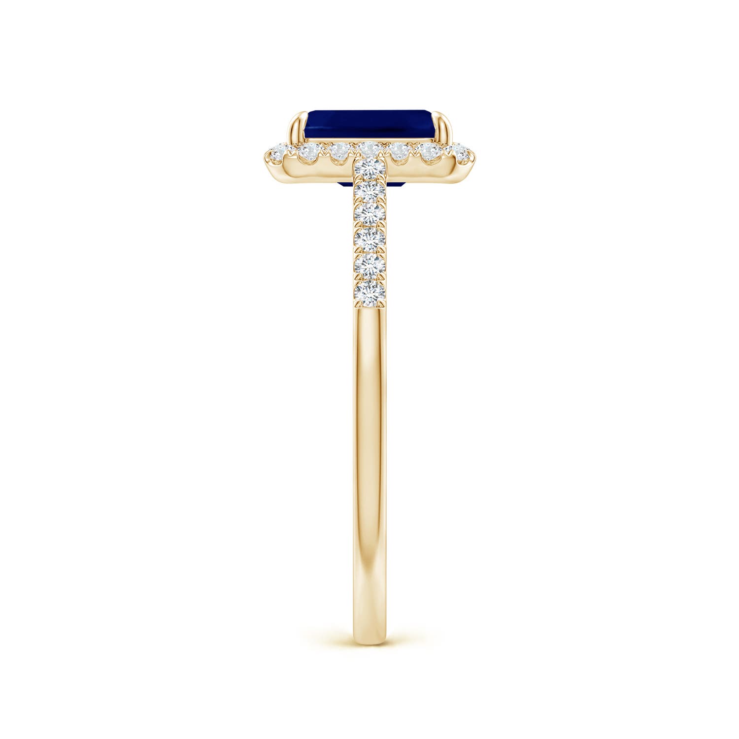 AA - Blue Sapphire / 1.33 CT / 14 KT Yellow Gold